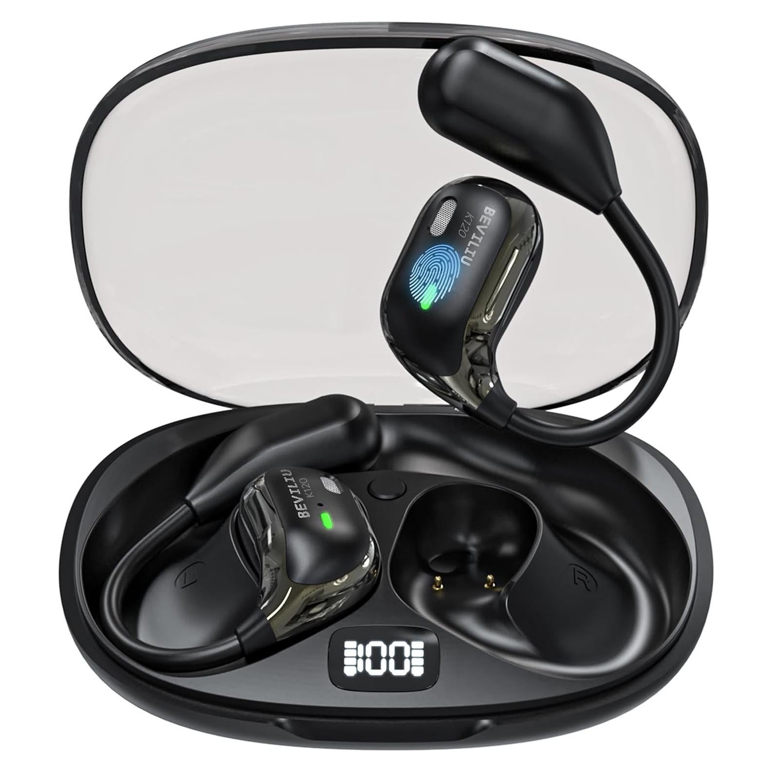 Auriculares de Traducción Beviliu 3-en-1 Inalámbricos Negro