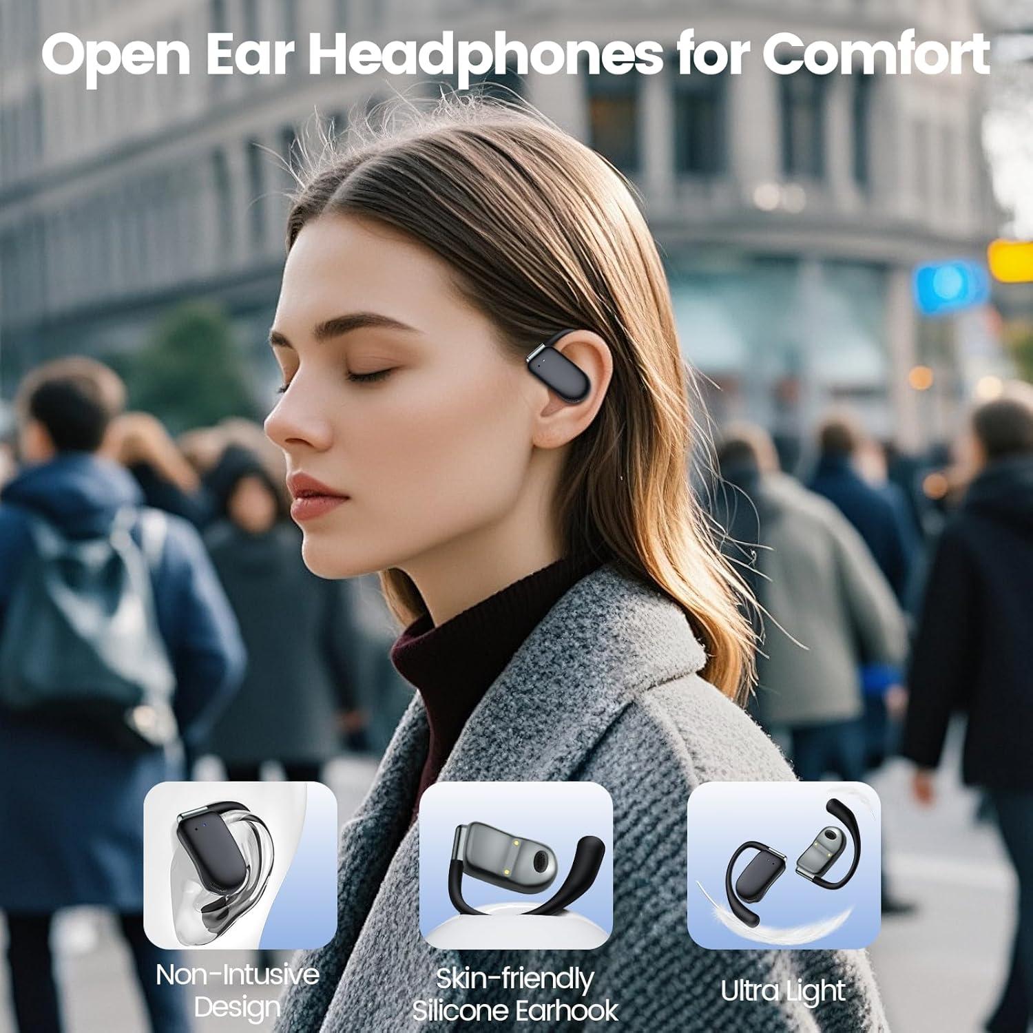 Auriculares Traductores AI PocBuds OW7 164 Idiomas 80H