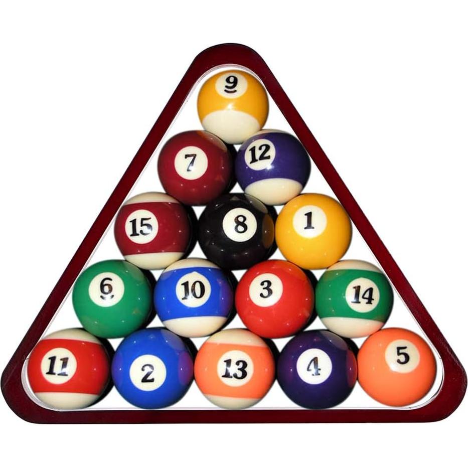 Conjunto Soportes de Bolas de Billar OwnMy - Triangular y Diamante