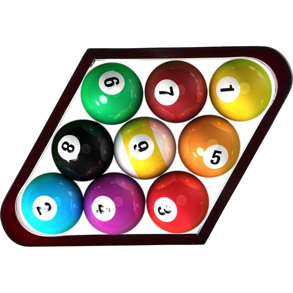 Conjunto Soportes de Bolas de Billar OwnMy - Triangular y Diamante