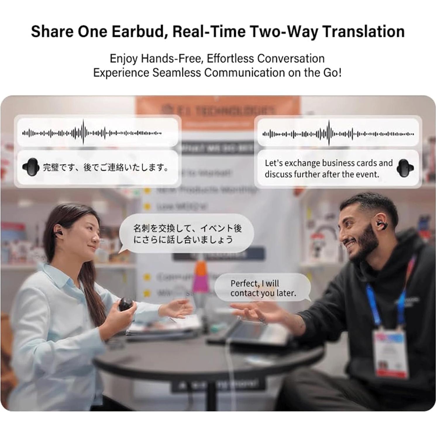 Auriculares de Traducción iTour Z50S Bidireccional 127 Idiomas