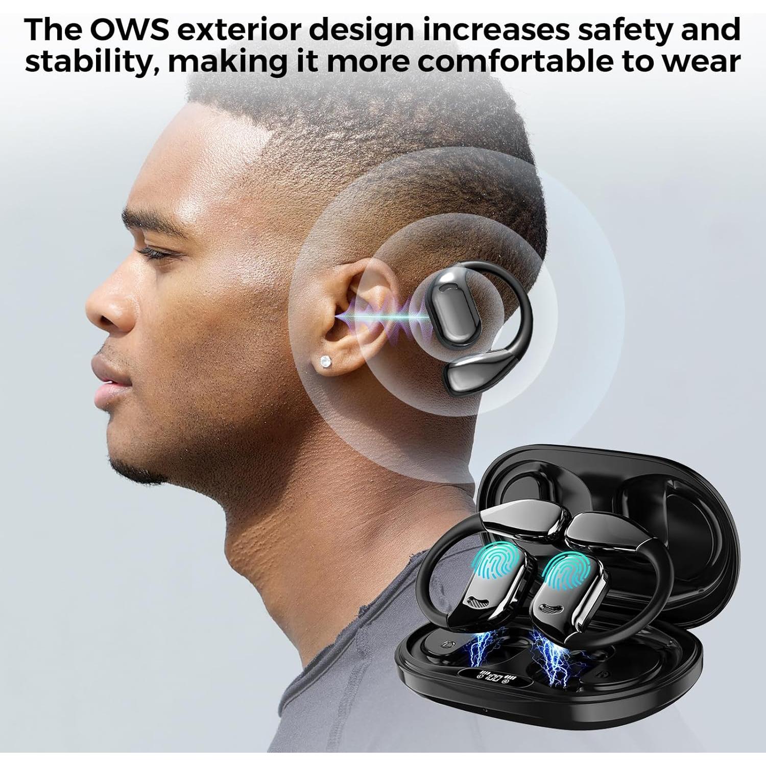 AI Translation Earbuds Real Time - 144 Languages & Accents Translator, Wireless Language Translator Earbuds for Travel, Business, Learning