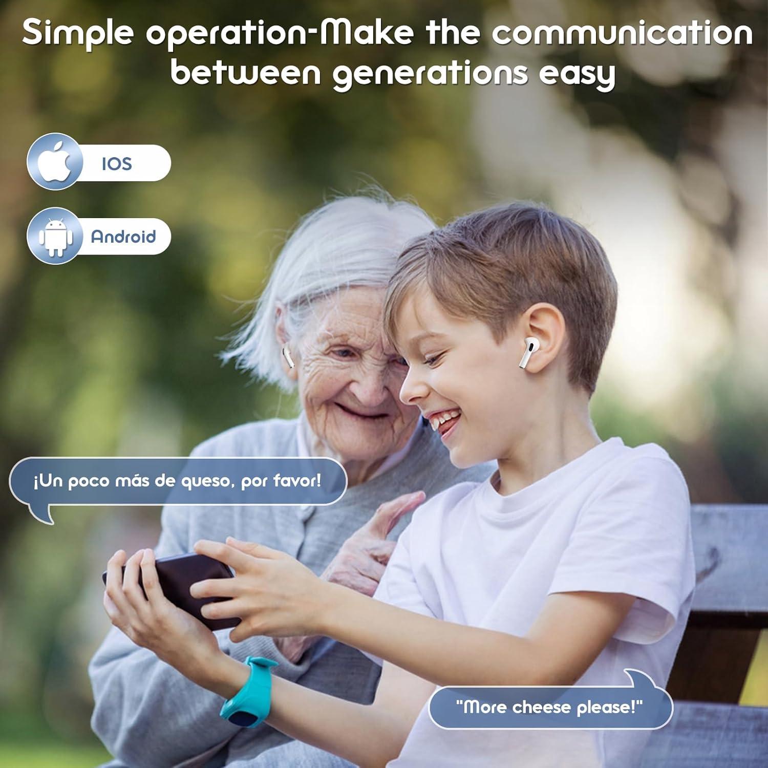 Auriculares de Traducción AI Lisiearoo 99% Precisión 144 Idiomas