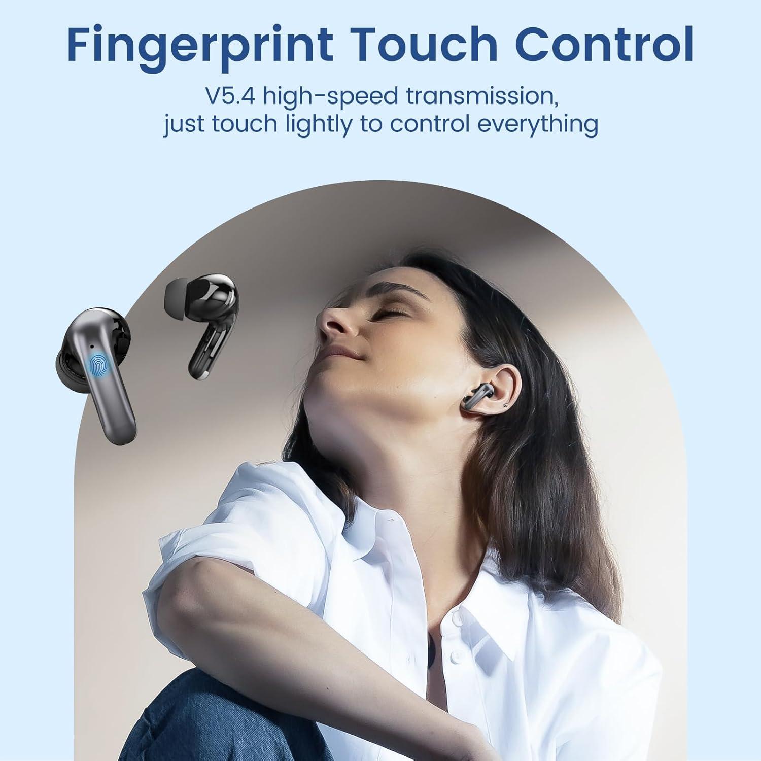 Auriculares Traductores Inalámbricos JOLPTEWQ 144 Idiomas Bluetooth