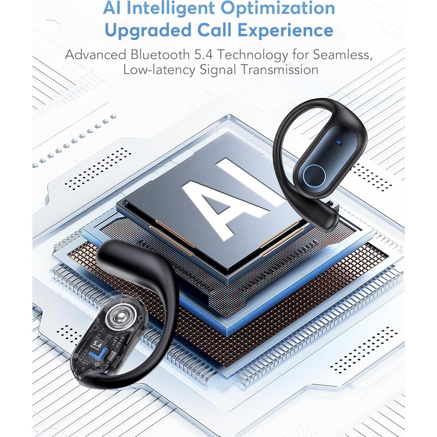 Auriculares Bluetooth KOSERNT YYK-MQO30 con Traducción AI 144 Idiomas