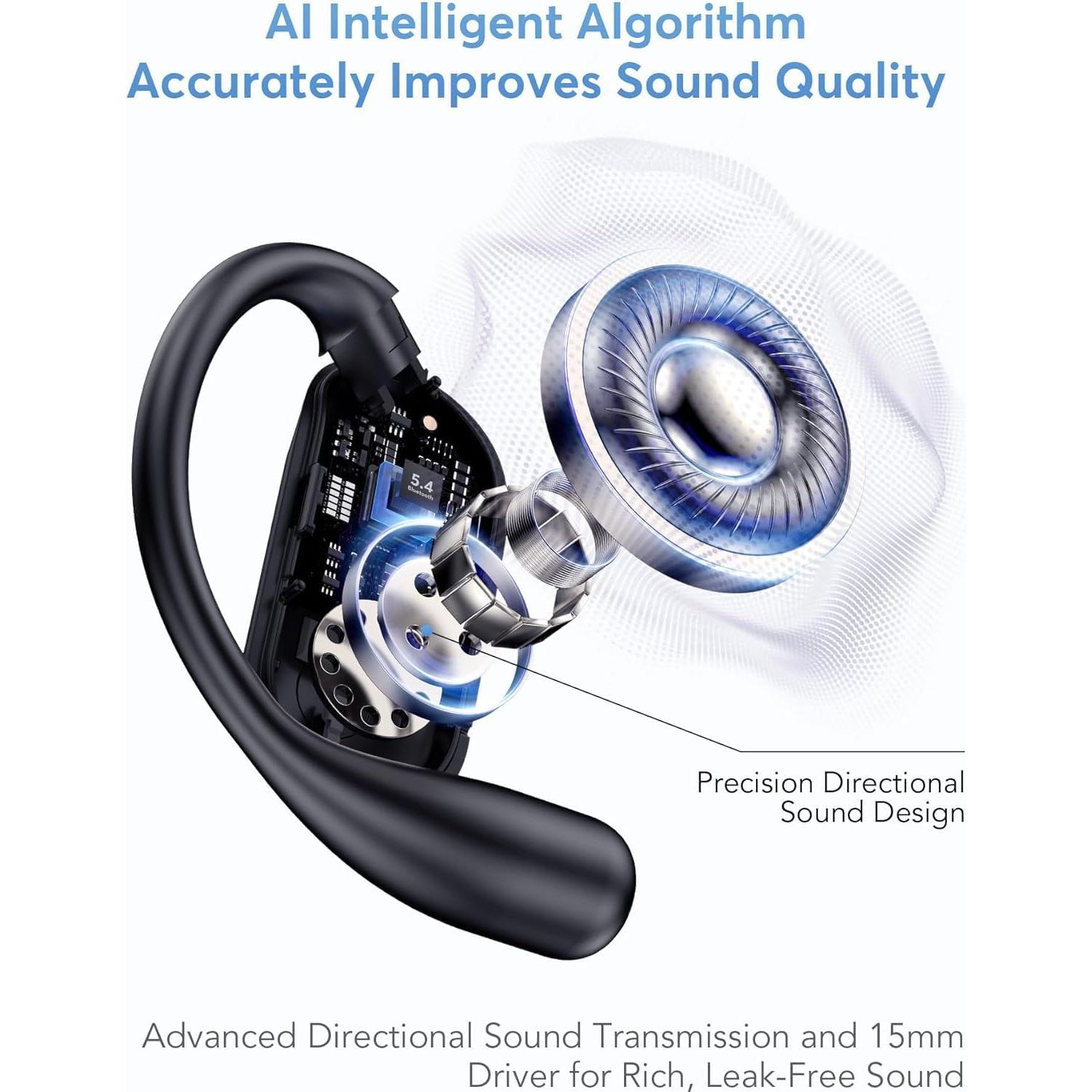 Auriculares Bluetooth KOSERNT YYK-MQO30 con Traducción AI 144 Idiomas