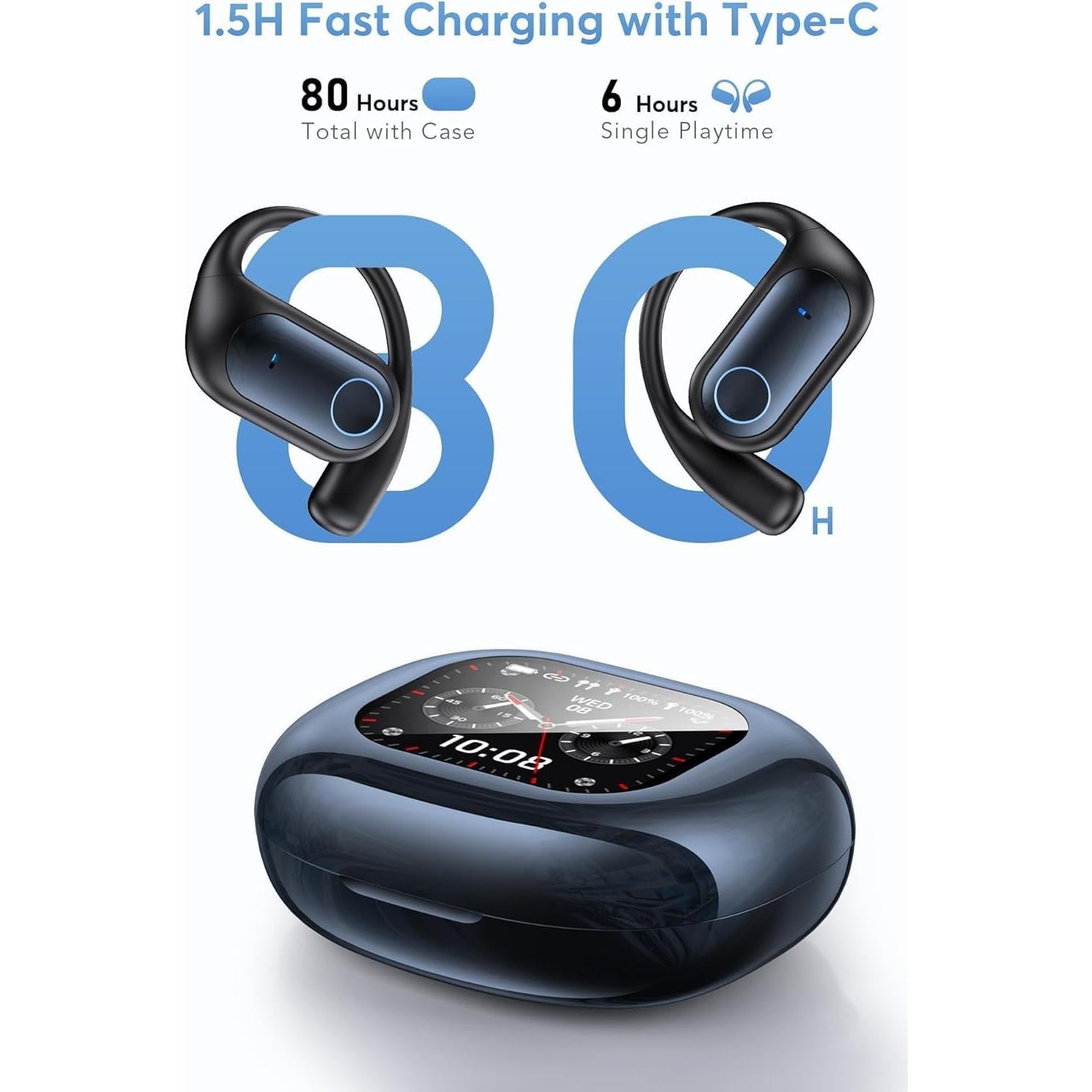 Auriculares Bluetooth KOSERNT YYK-MQO30 con Traducción AI 144 Idiomas