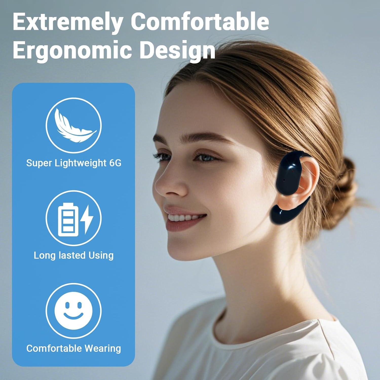 Auriculares Traductores AI Souroyea TE-101 - 150 Idiomas, 10H Batería