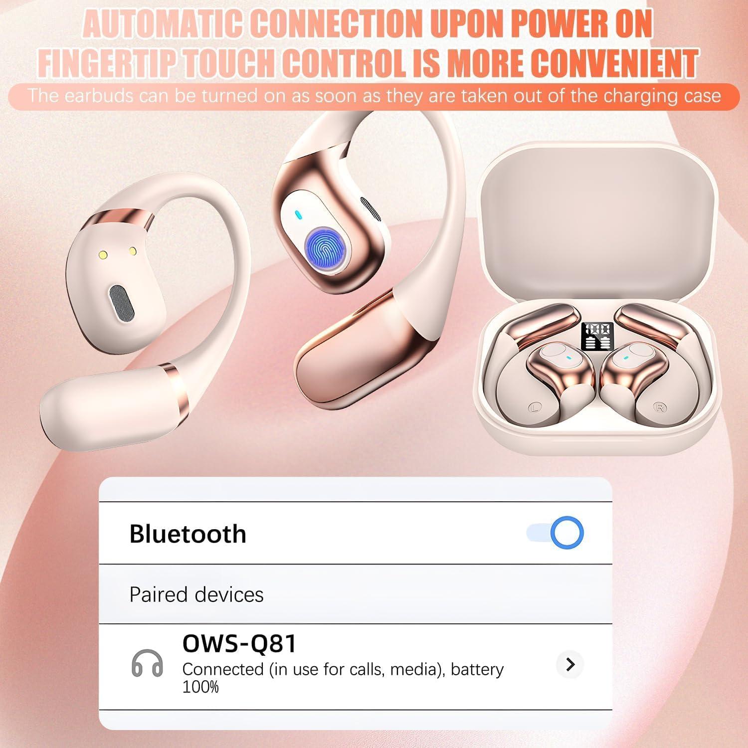 Ai Language Translation Earbuds Real Time,144 Language Translator Earbuds, Bluetooth Headphones Translation Language Device for iPhone and Android Earbud Translator(Black)