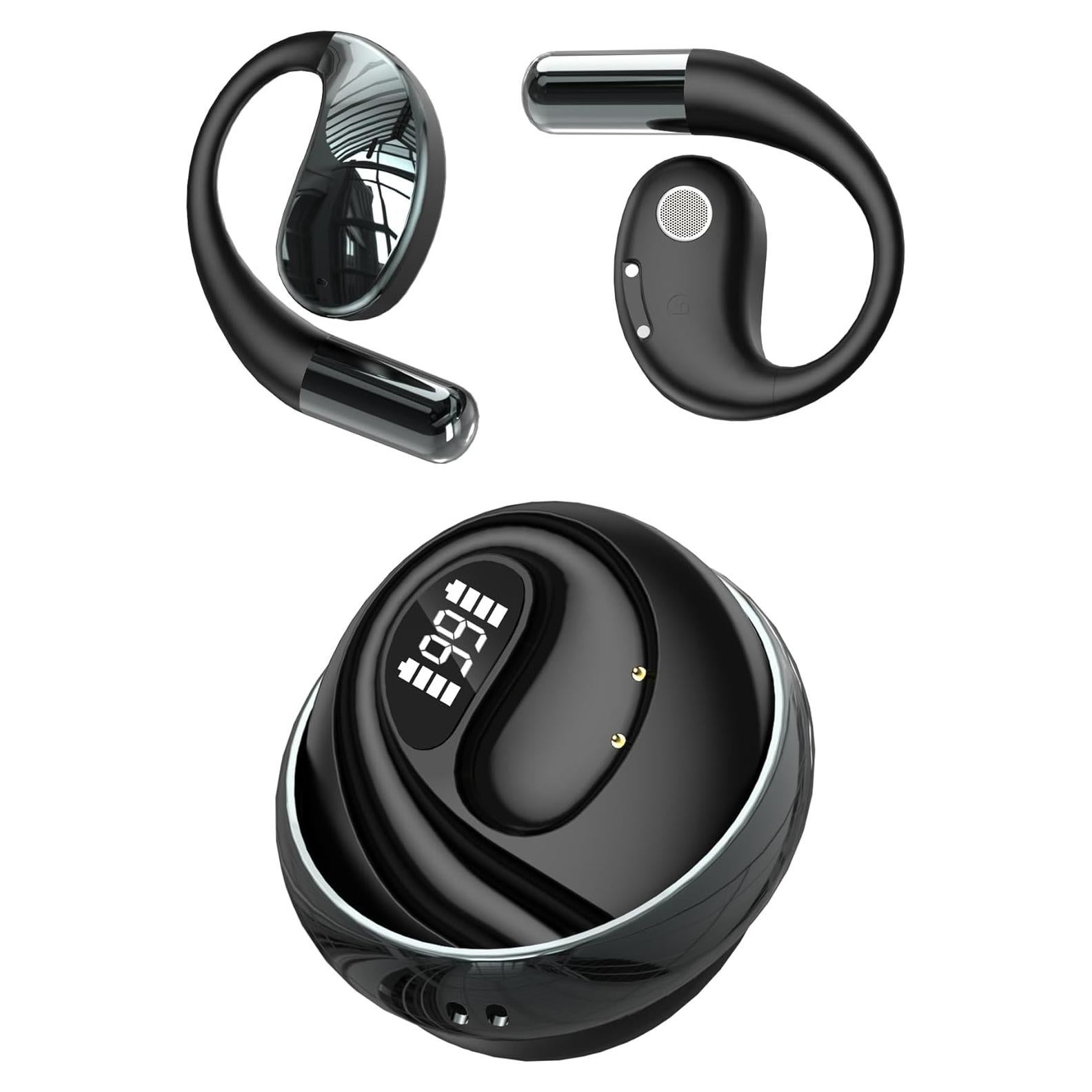 Auriculares Traductores AI OWS Q93 Negro 150 Idiomas 10 Offline