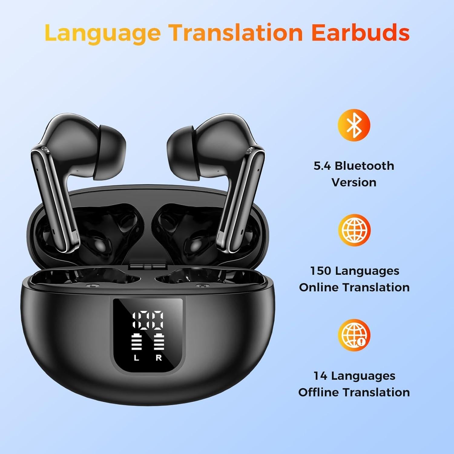 Auriculares Inalámbricos RENGAC Q10 con Traducción AI 150 Idiomas