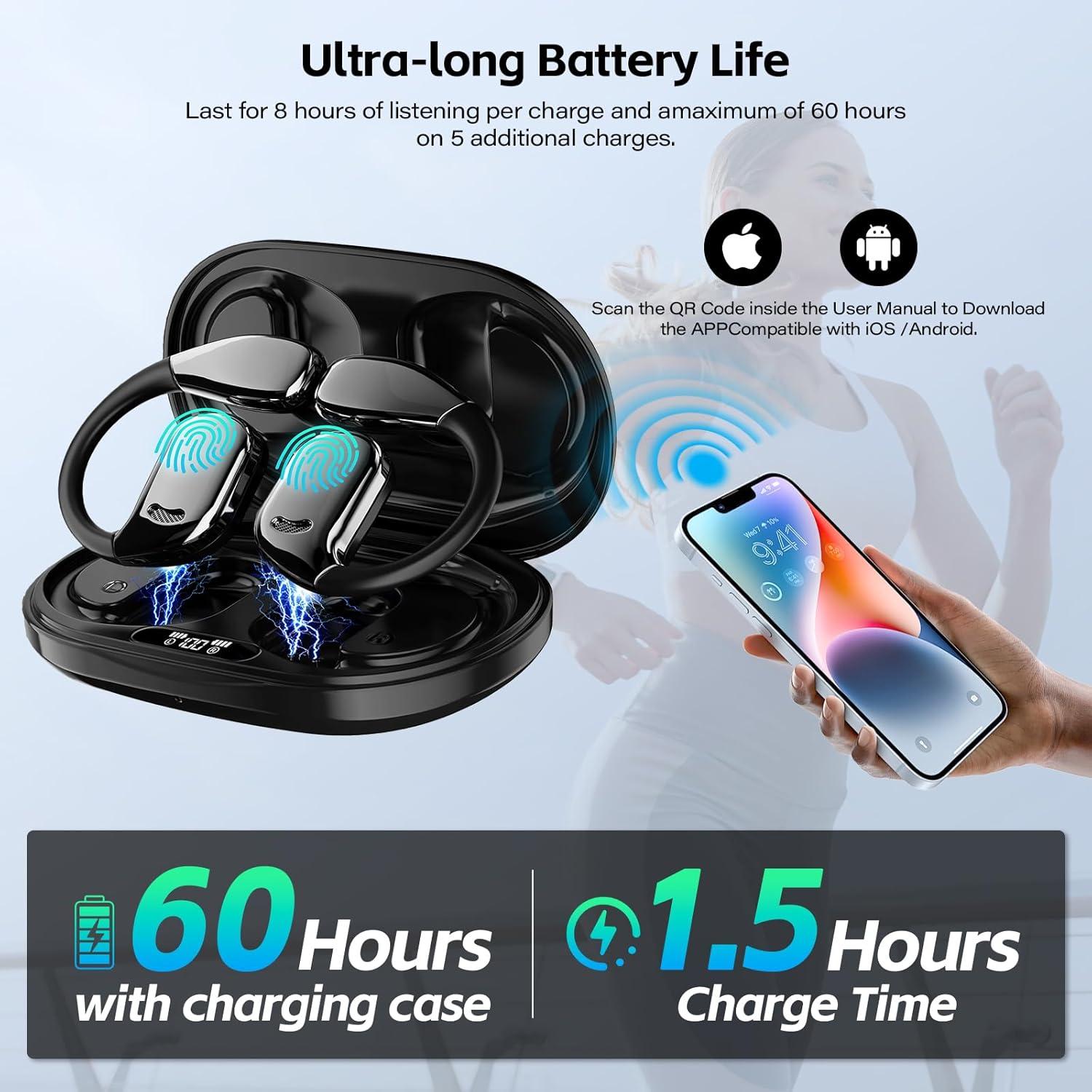 Auriculares Traductores BNXIANG 5 en 1 con IA, 144 Idiomas