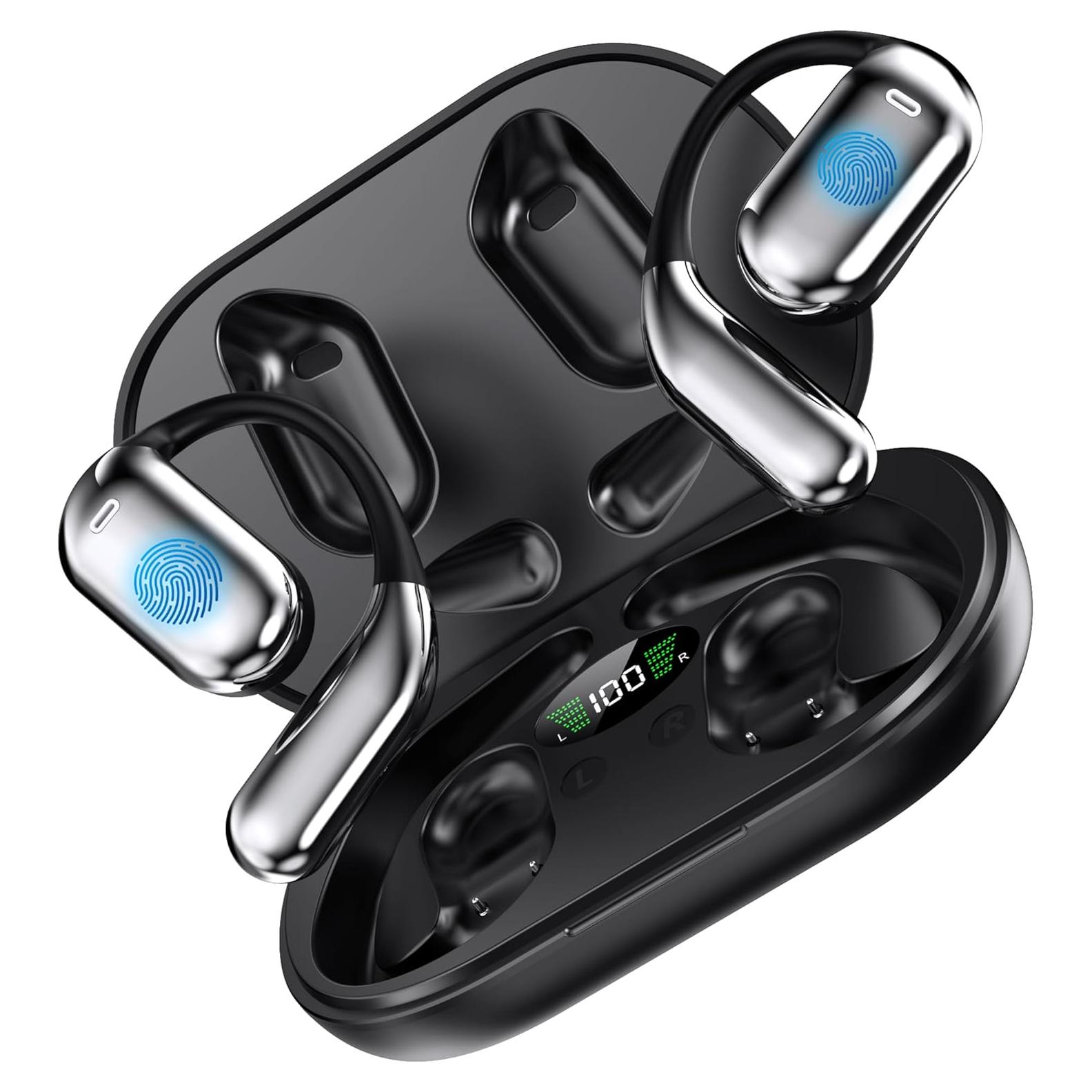 Auriculares Traductores AI Tree-in-One 144 Idiomas HiFi Negro