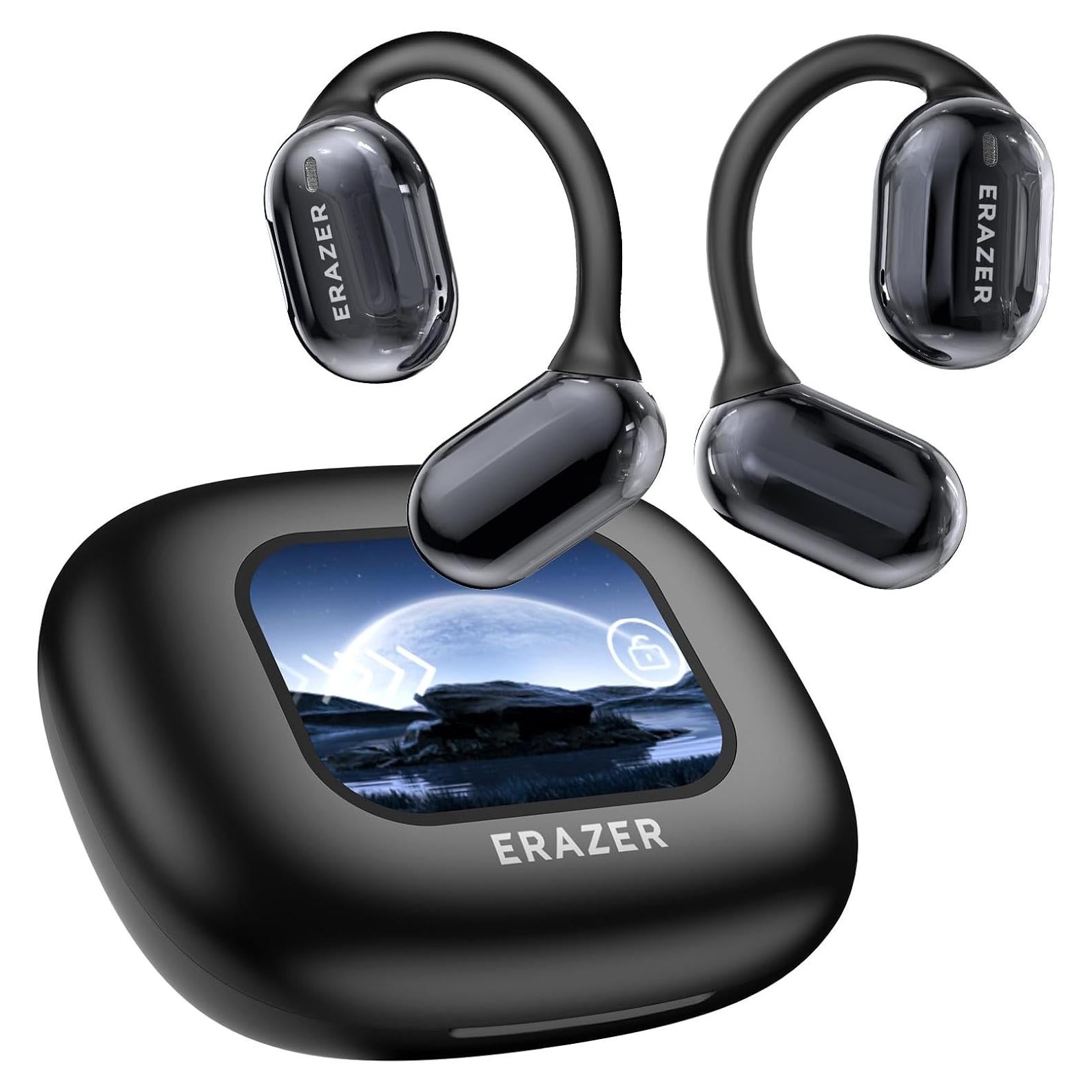 ERAZER XP2 AI Translation Earbuds Real Time, 3-in-1 Language Translator Earbuds Over The Ear Earbuds for 135 Languages& Accents, Two-Way Translation Device fit iOS&Android for Travel Business Learning