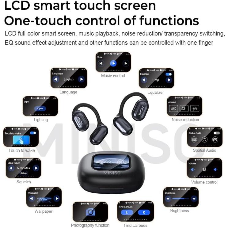 ERAZER XP2 AI Translation Earbuds Real Time, 3-in-1 Language Translator Earbuds Over The Ear Earbuds for 135 Languages& Accents, Two-Way Translation Device fit iOS&Android for Travel Business Learning