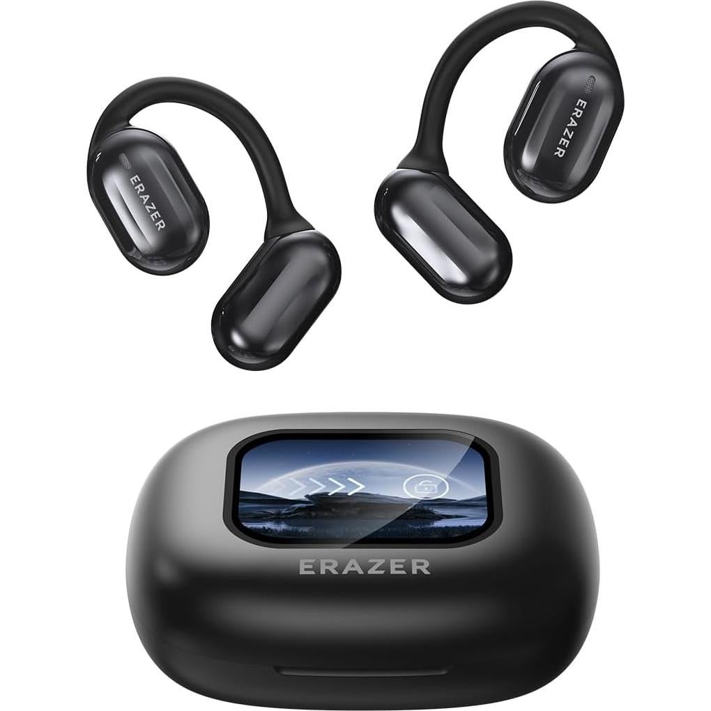 ERAZER XP2 AI Translation Earbuds Real Time, 3-in-1 Language Translator Earbuds Over The Ear Earbuds for 135 Languages& Accents, Two-Way Translation Device fit iOS&Android for Travel Business Learning