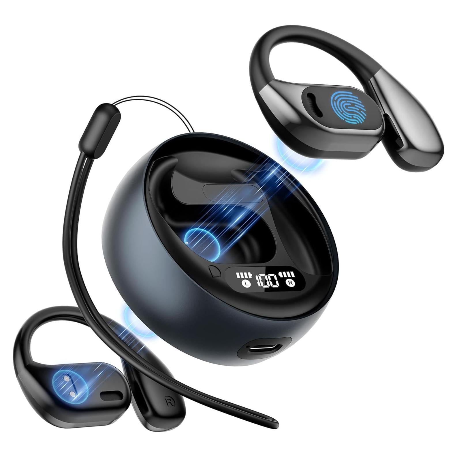 Auriculares de Traducción AI OWS - 144 Idiomas, Offline, Negro