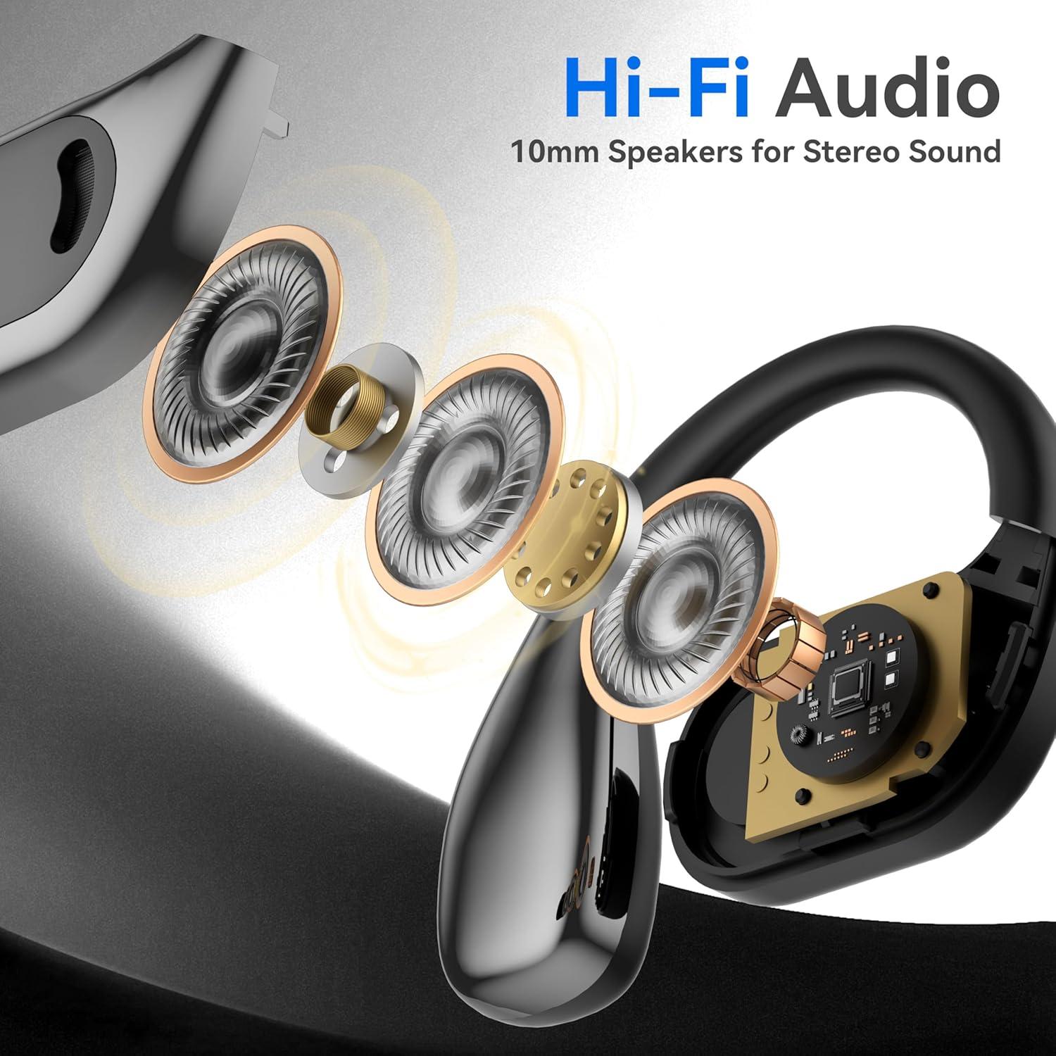 Auriculares de Traducción AI OWS - 144 Idiomas, Offline, Negro