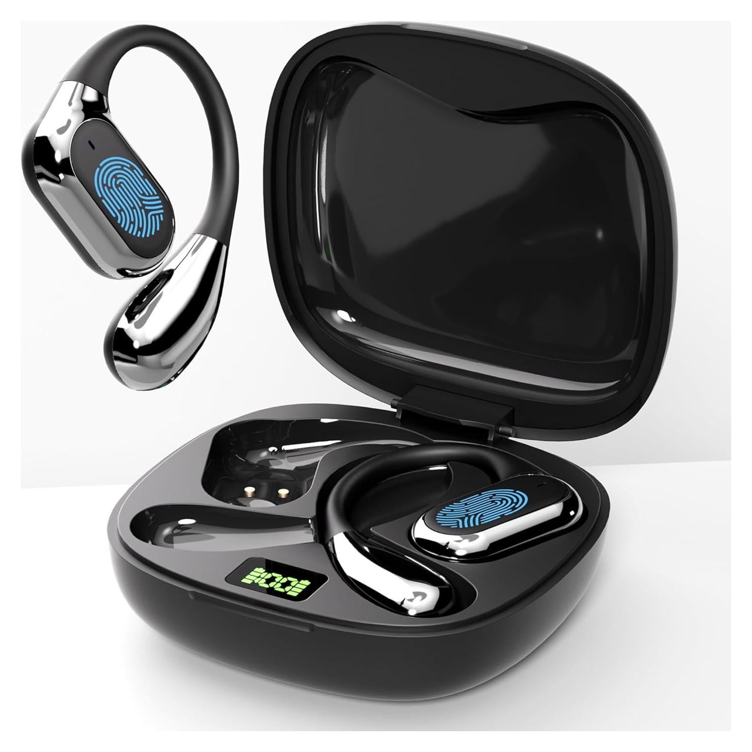 Auriculares de Traducción AI TOUSBUS Q15, 144 Idiomas, Negro