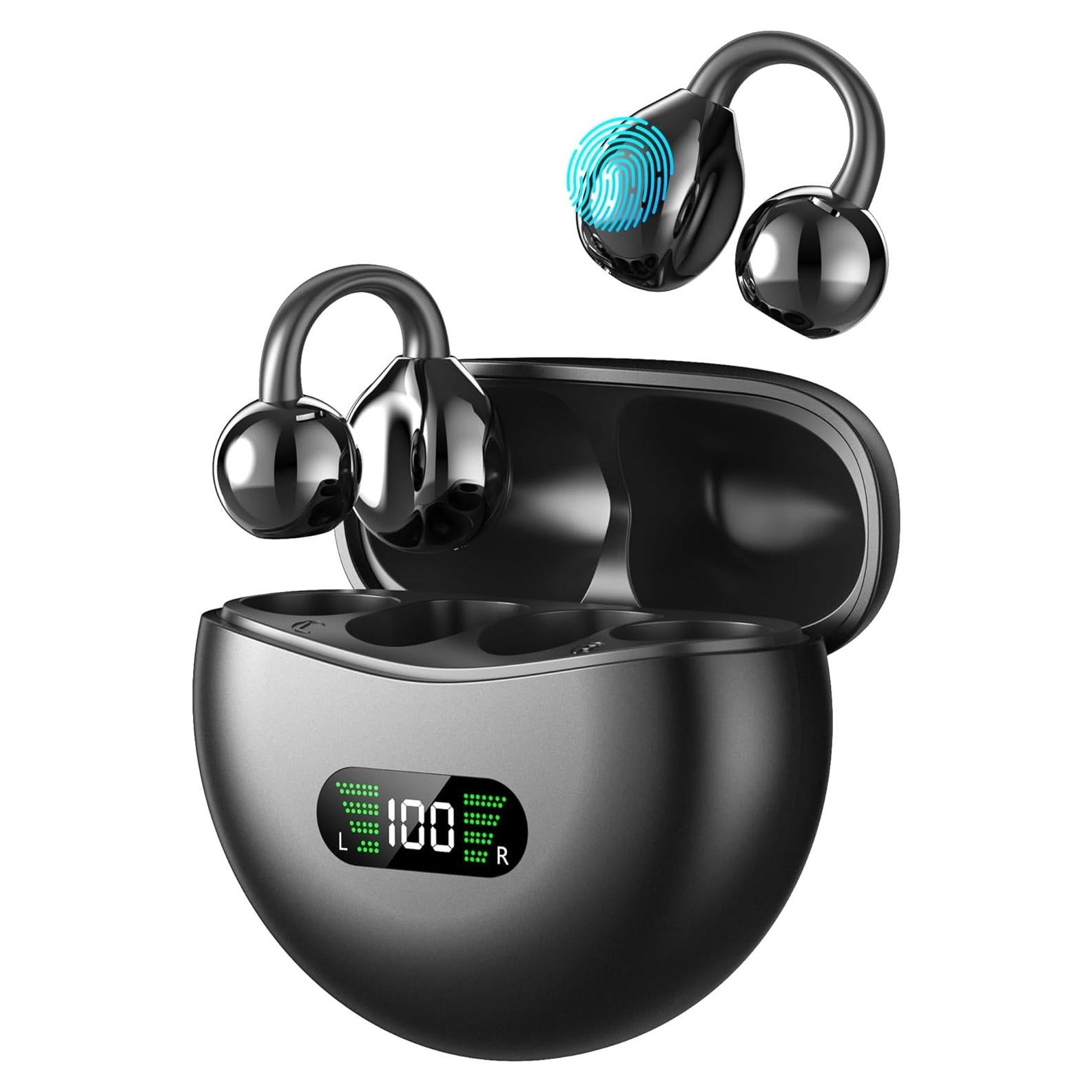 Language Translation Earbuds, 3-in-1 AI Real Time Translator Earbuds,Compatible with iOS & Android, Ideal for Travel, Work & Study-Black