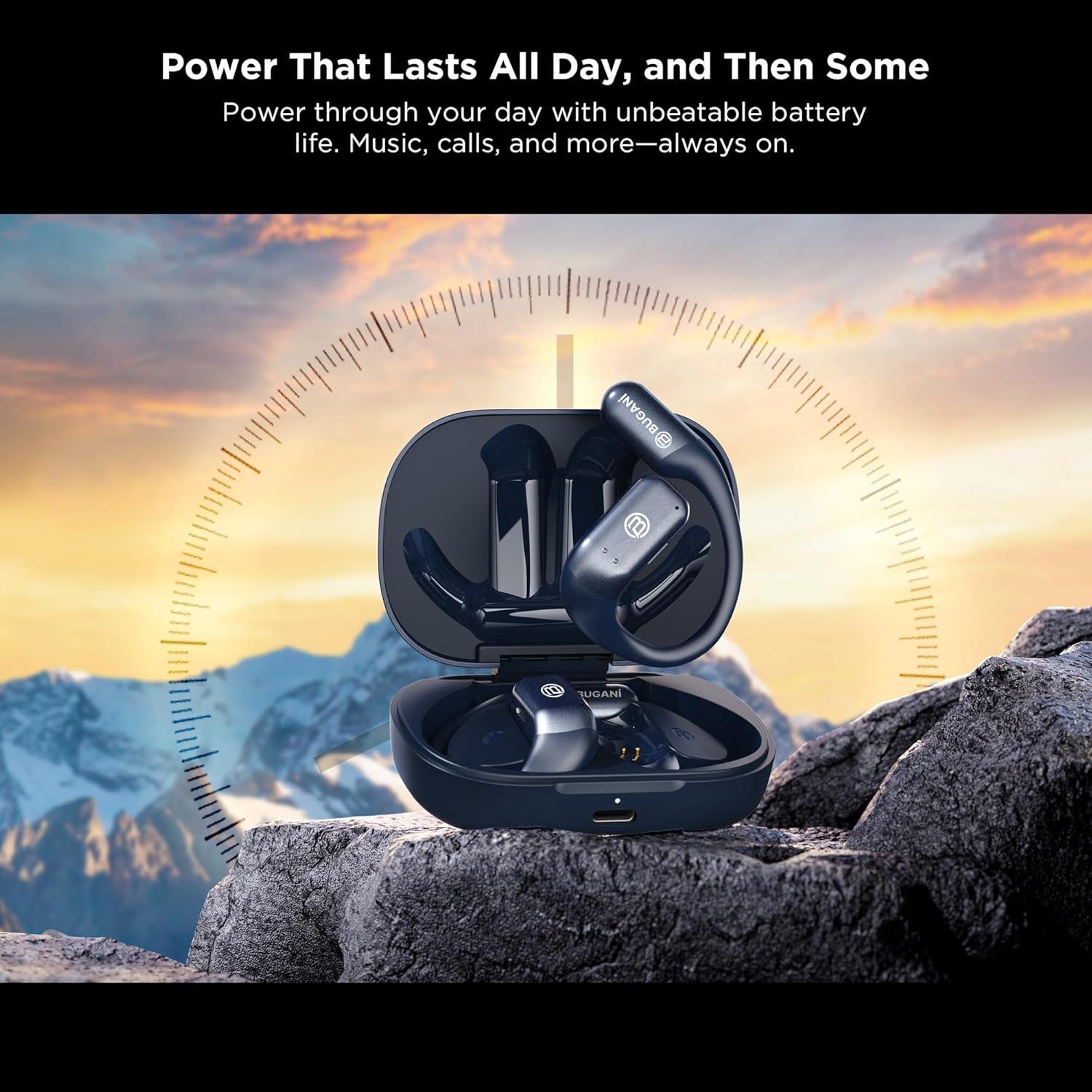 Auriculares Inalámbricos BUGANI Oído Abierto Bluetooth 5.4 IPX5