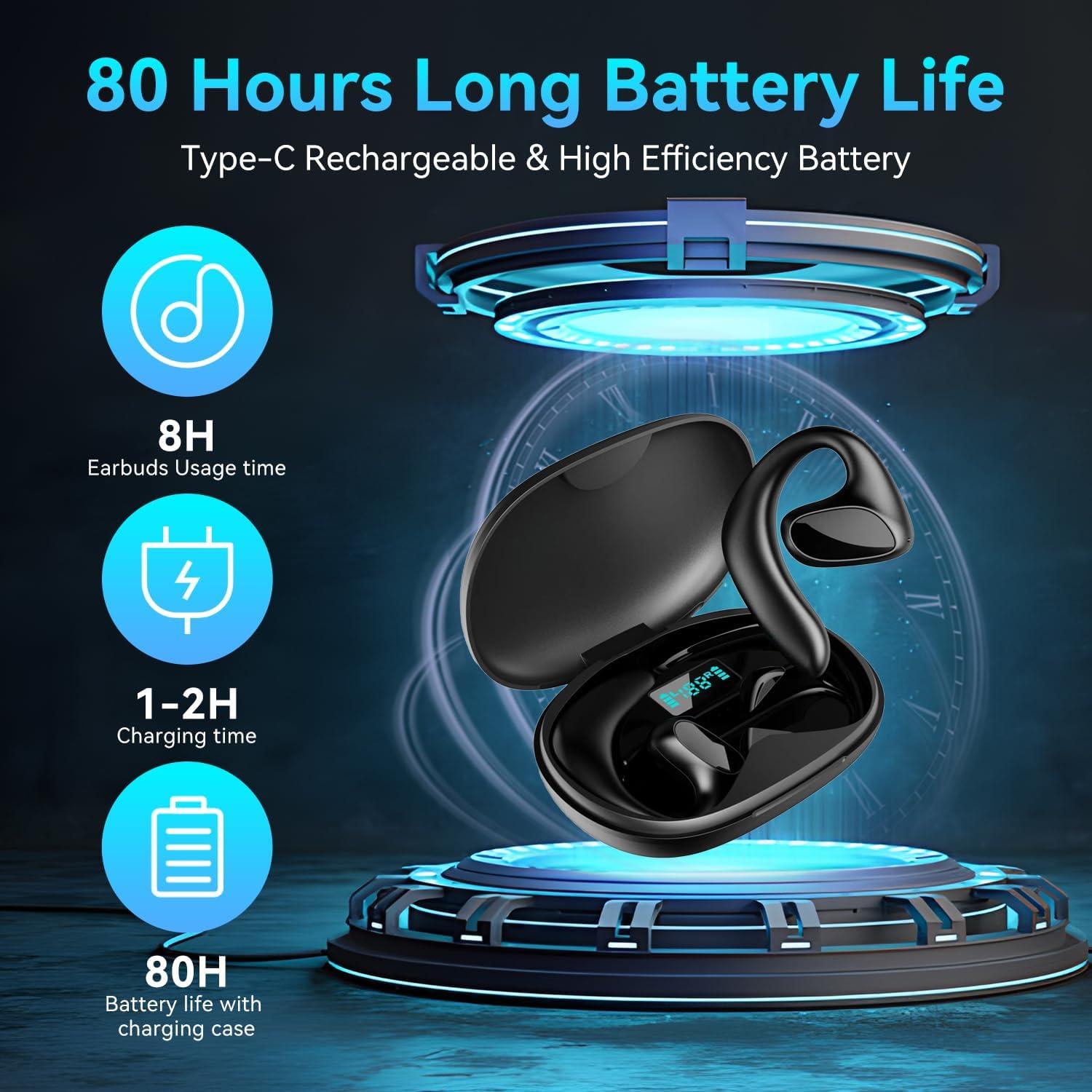 Auriculares Traductores FEVITOD AI Bluetooth 150 Idiomas Negro