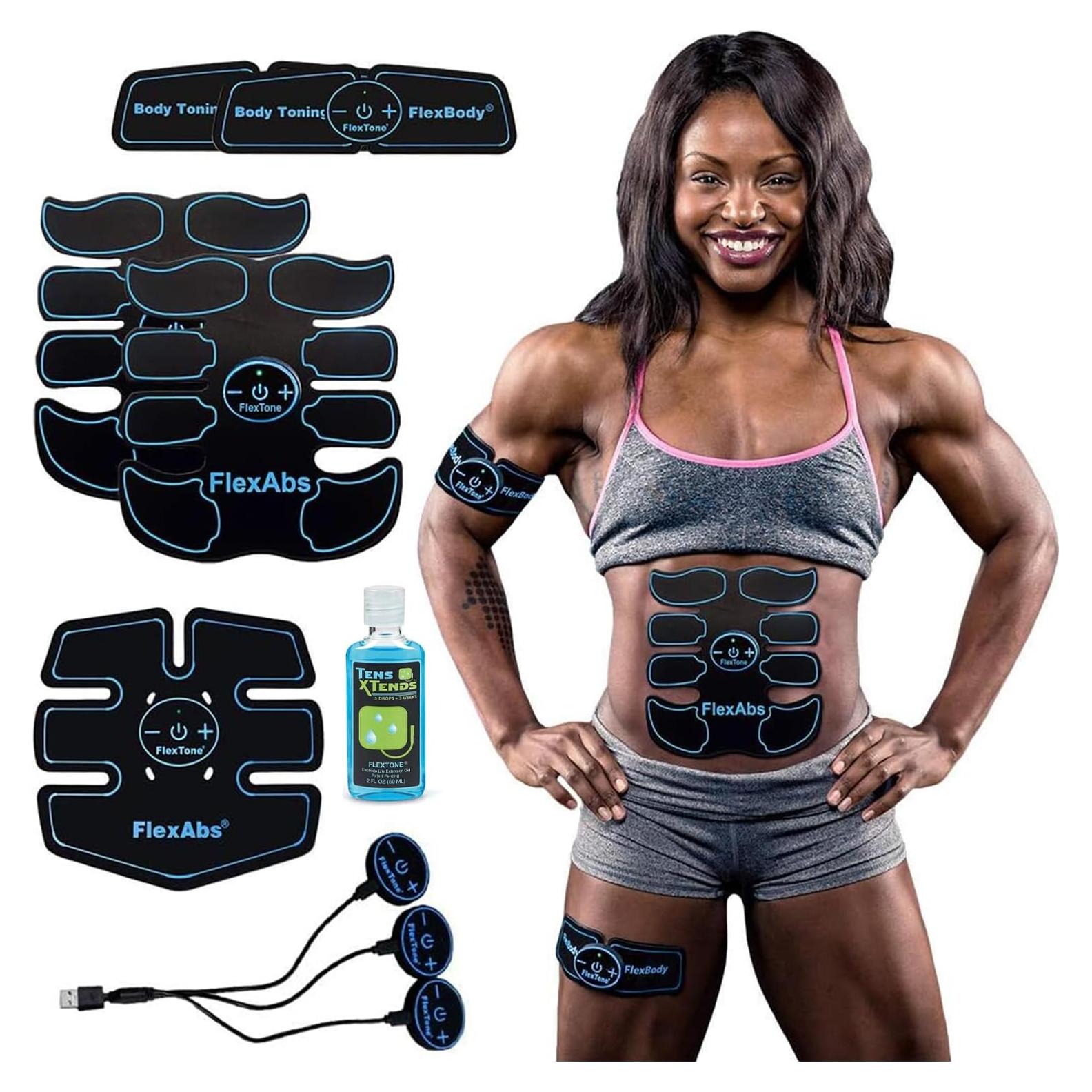 Toner Muscular Inalámbrico FlexTone EMS - Estimulador Abdominal