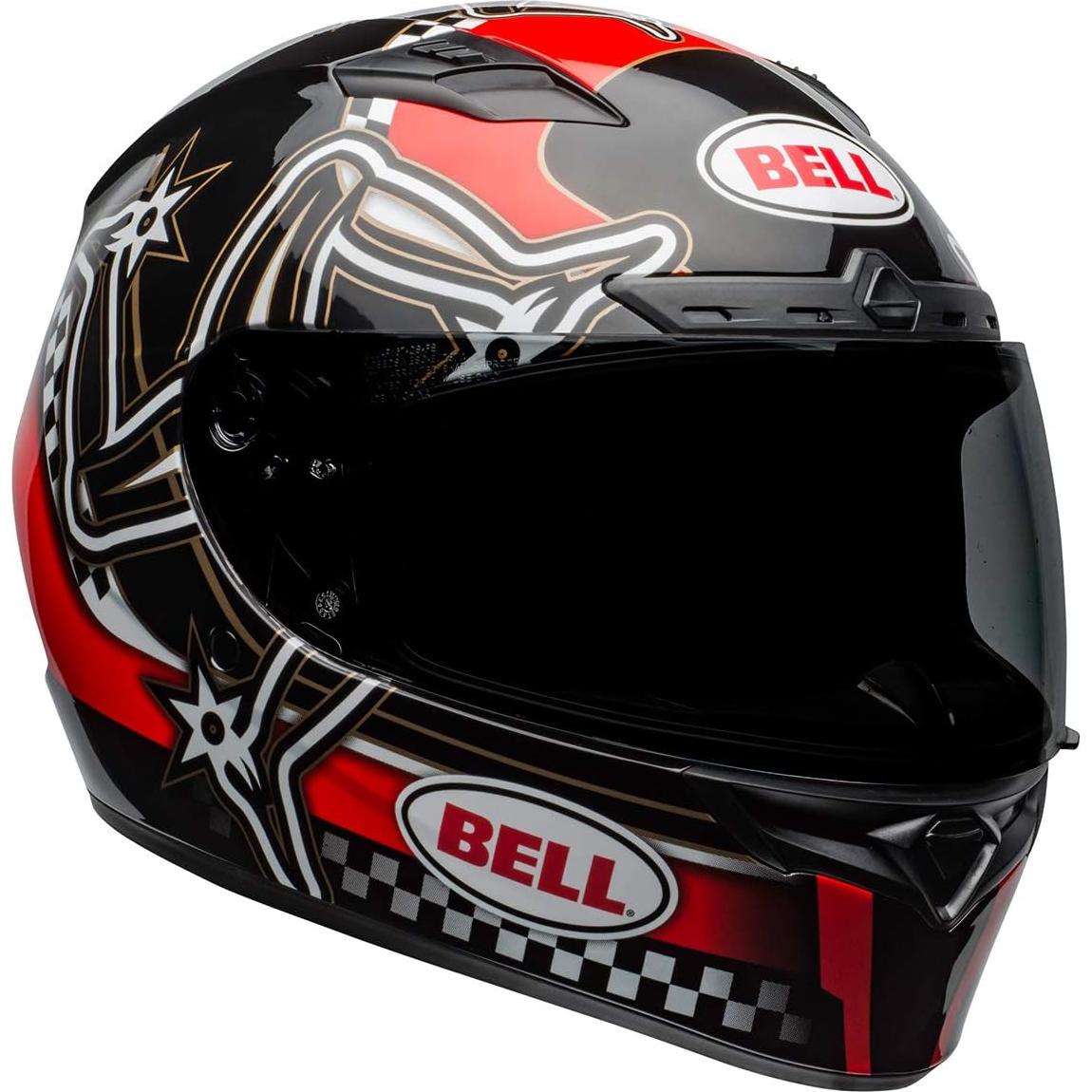 Casco BELL Qualifier DLX MIPS Rojo Brillante Negro Blanco P