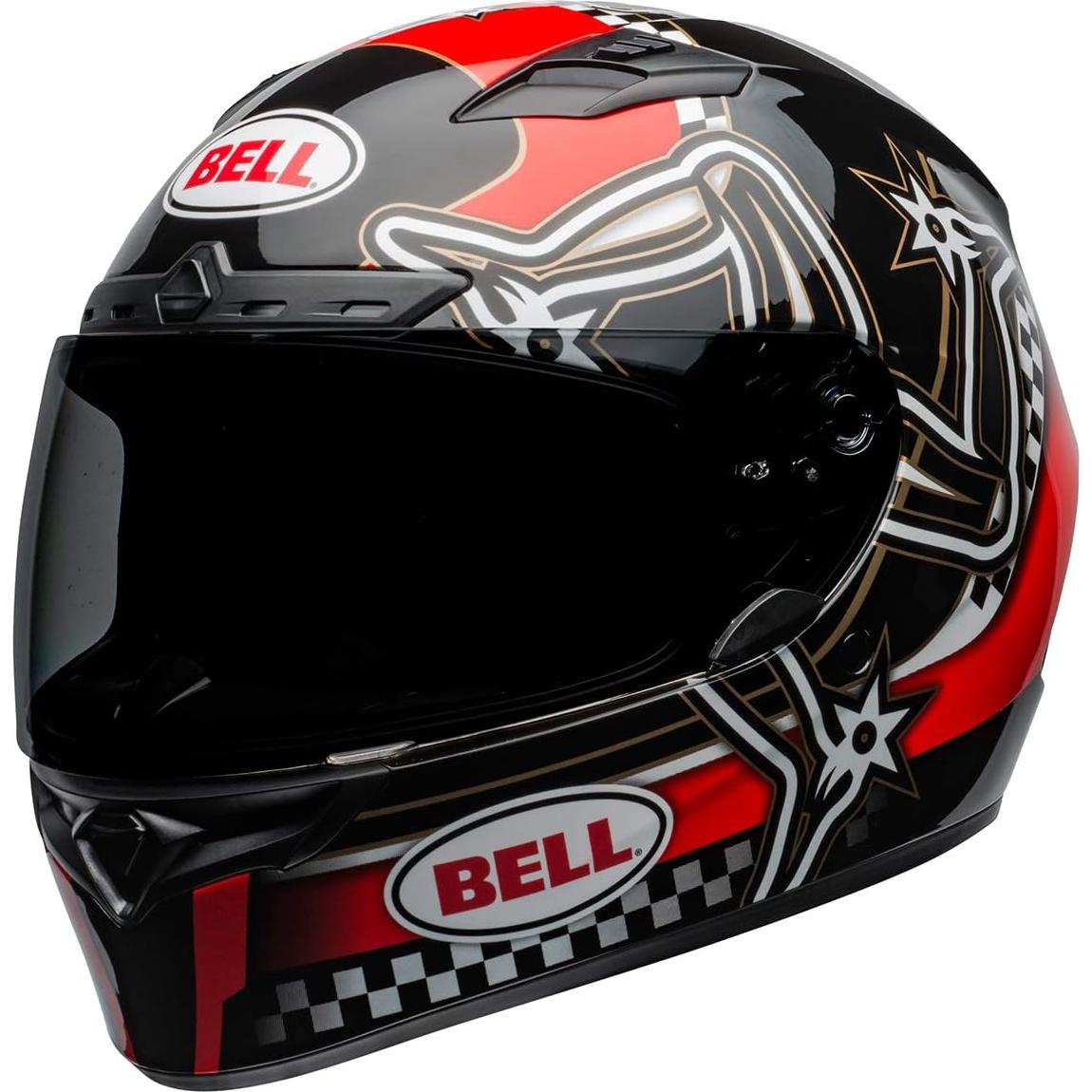 Casco BELL Qualifier DLX MIPS Rojo Brillante Negro Blanco P