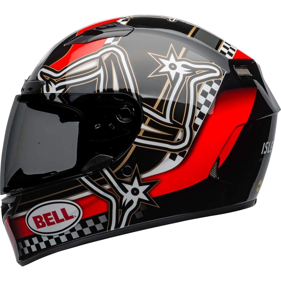 Casco BELL Qualifier DLX MIPS Rojo Brillante Negro Blanco P