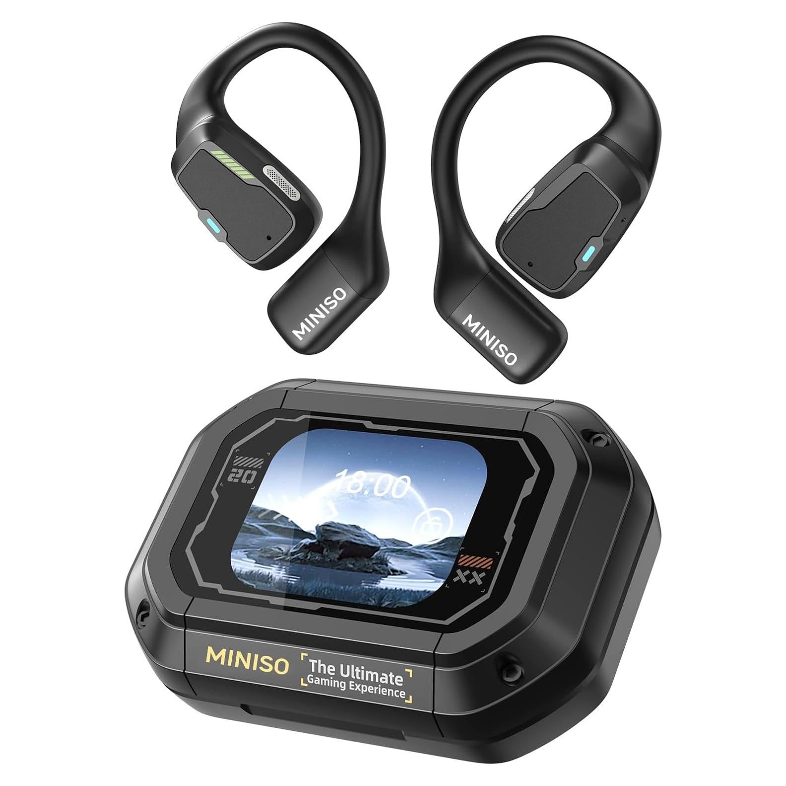 Auriculares de Traducción MINISO M98 Bluetooth 5.4 Negro