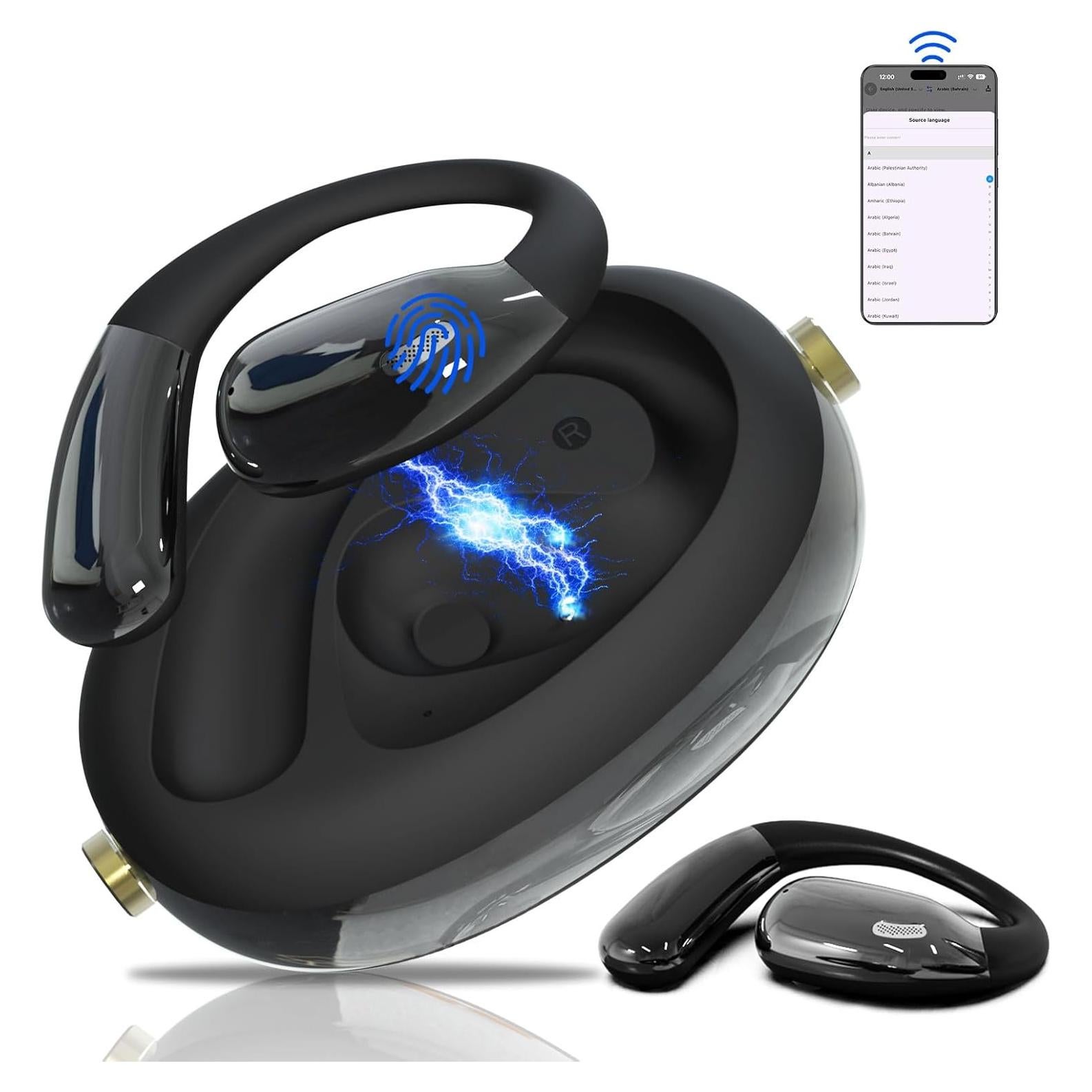 Auriculares Traductores AI YOCIECO 144 Idiomas Bluetooth 5.4