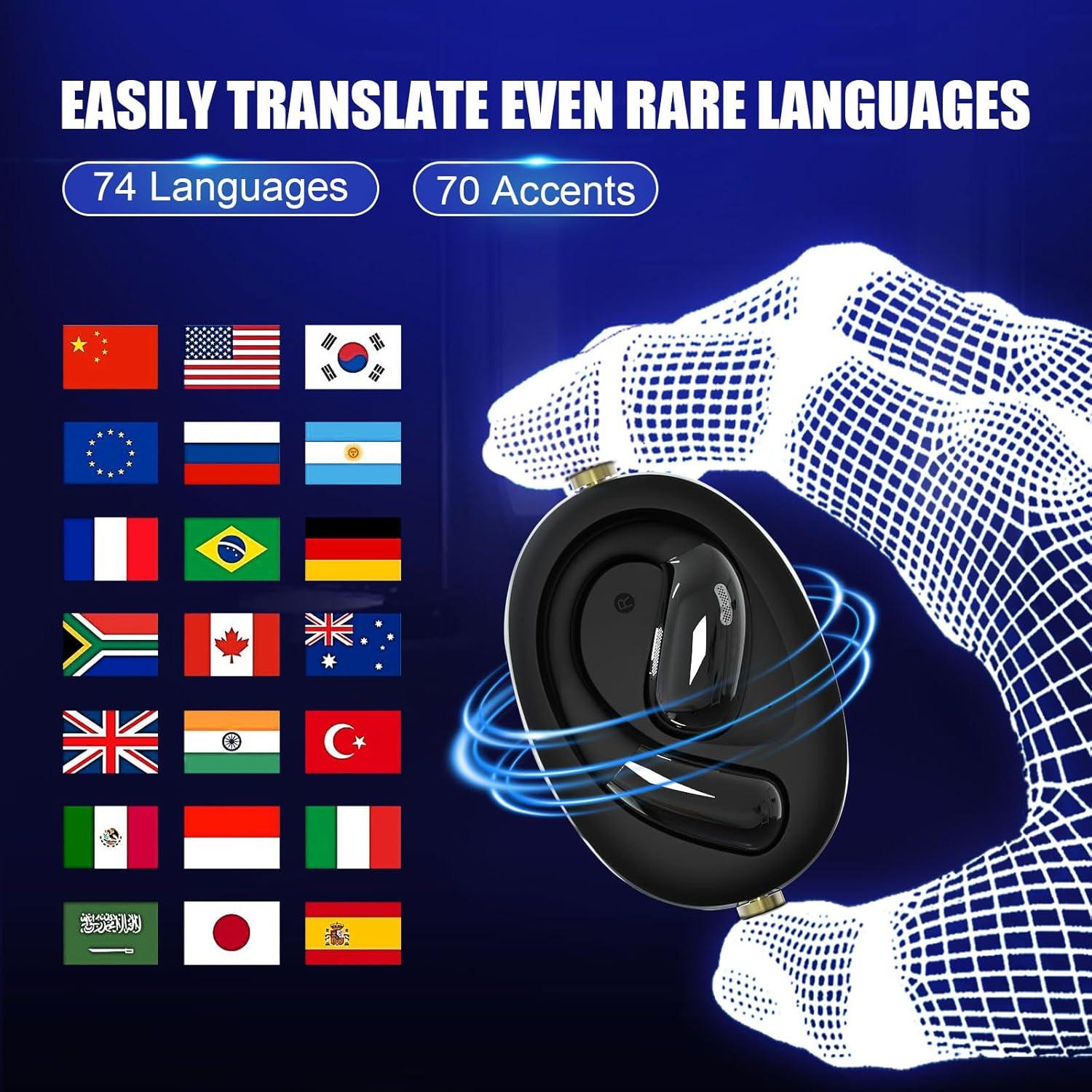 Auriculares Traductores AI YOCIECO 144 Idiomas Bluetooth 5.4