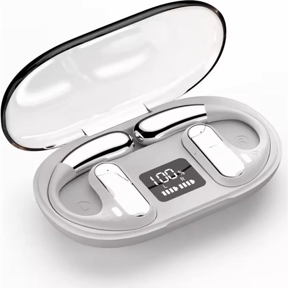 Auriculares Traductores AI QXC YABUDA 144 Idiomas Blanco