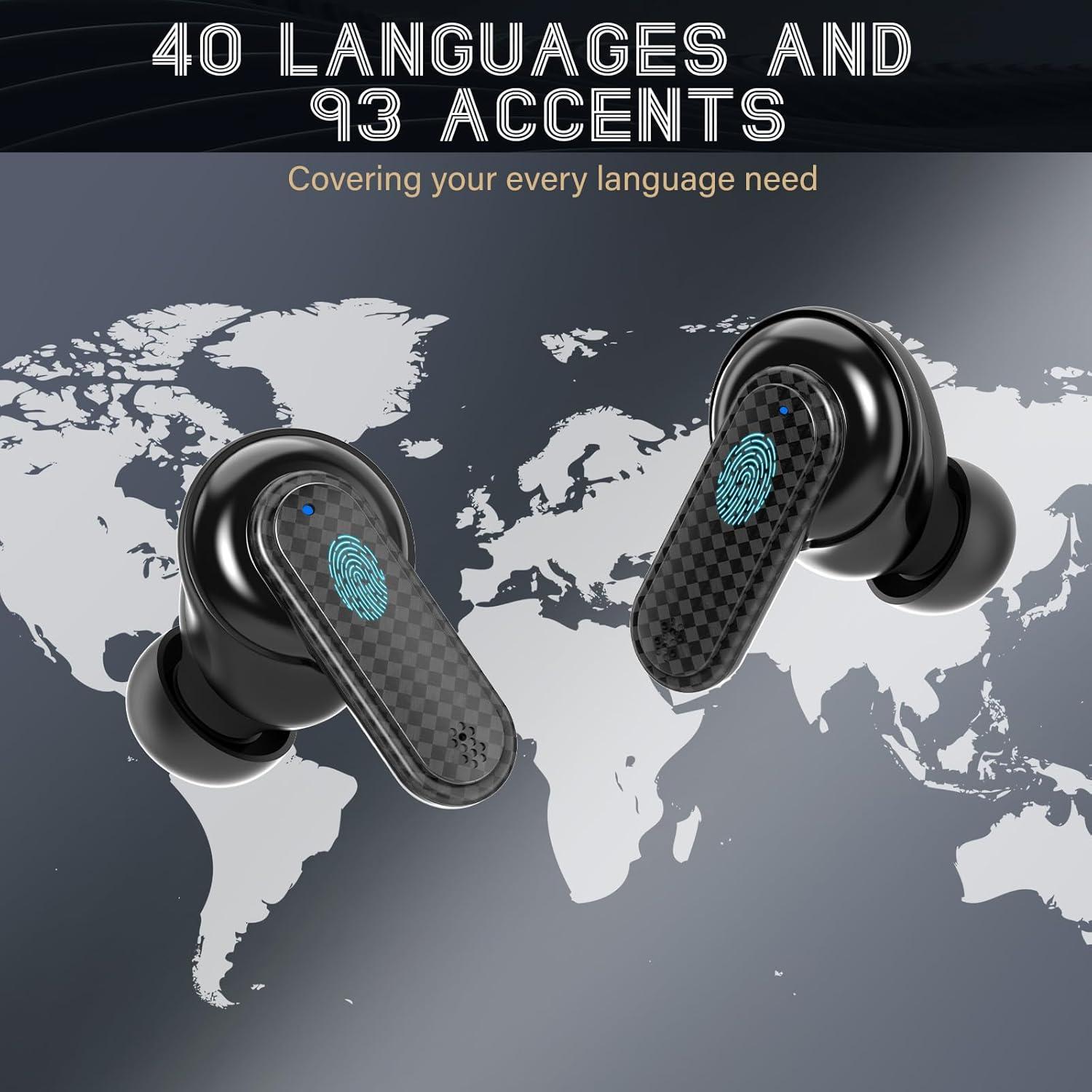 Auriculares Traductores Tuncate 40 Idiomas 93 Dialectos