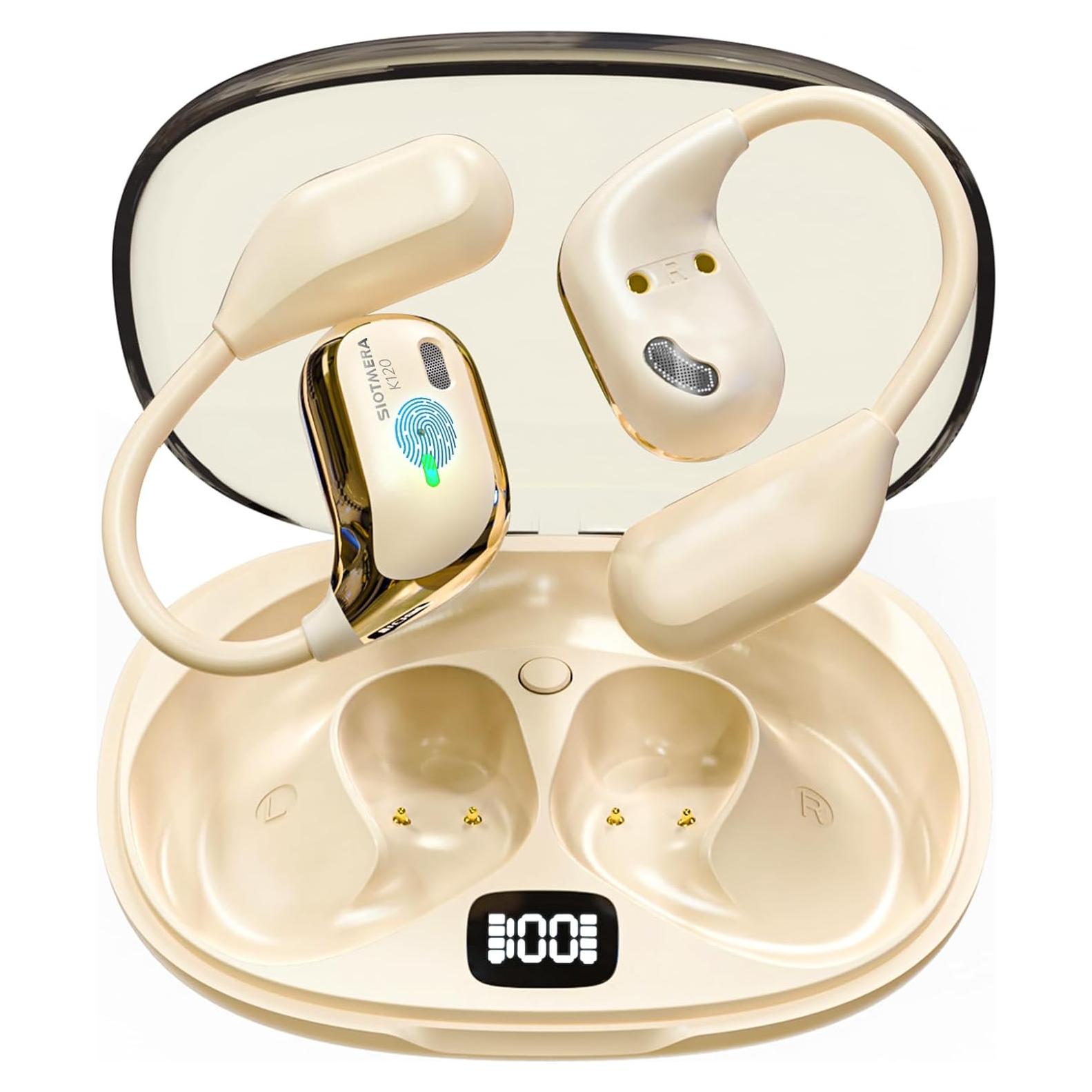 Auriculares de Traducción SIOTMERA K120, 144 Idiomas, BT5.4, Blanco