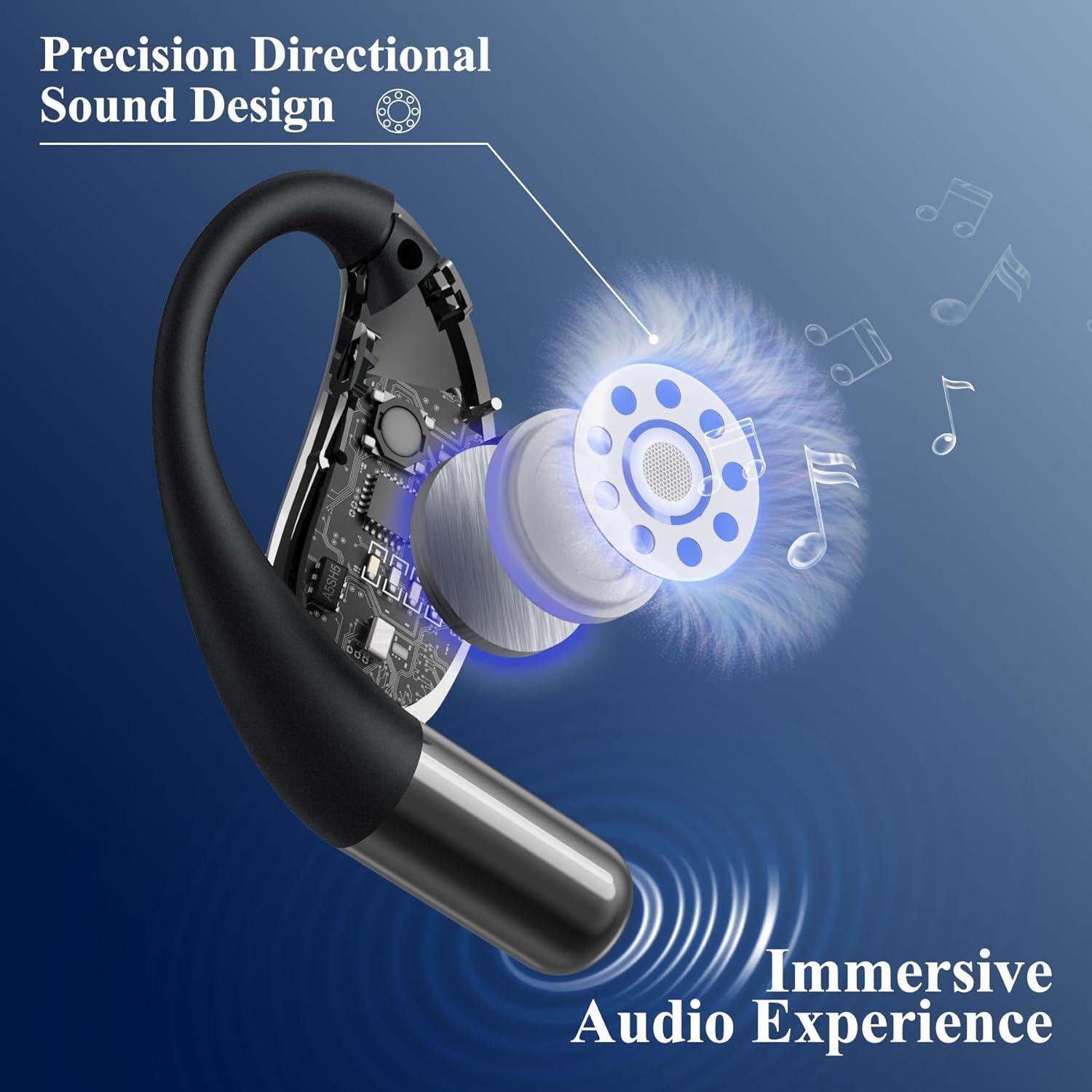 Auriculares Traductores AI OWS Inalámbricos 144 Idiomas Beige