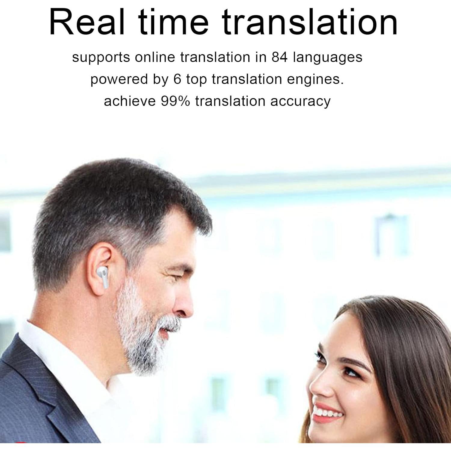 Auriculares Traductores Bluetooth SANPYL, 114 Idiomas, 3 Modos