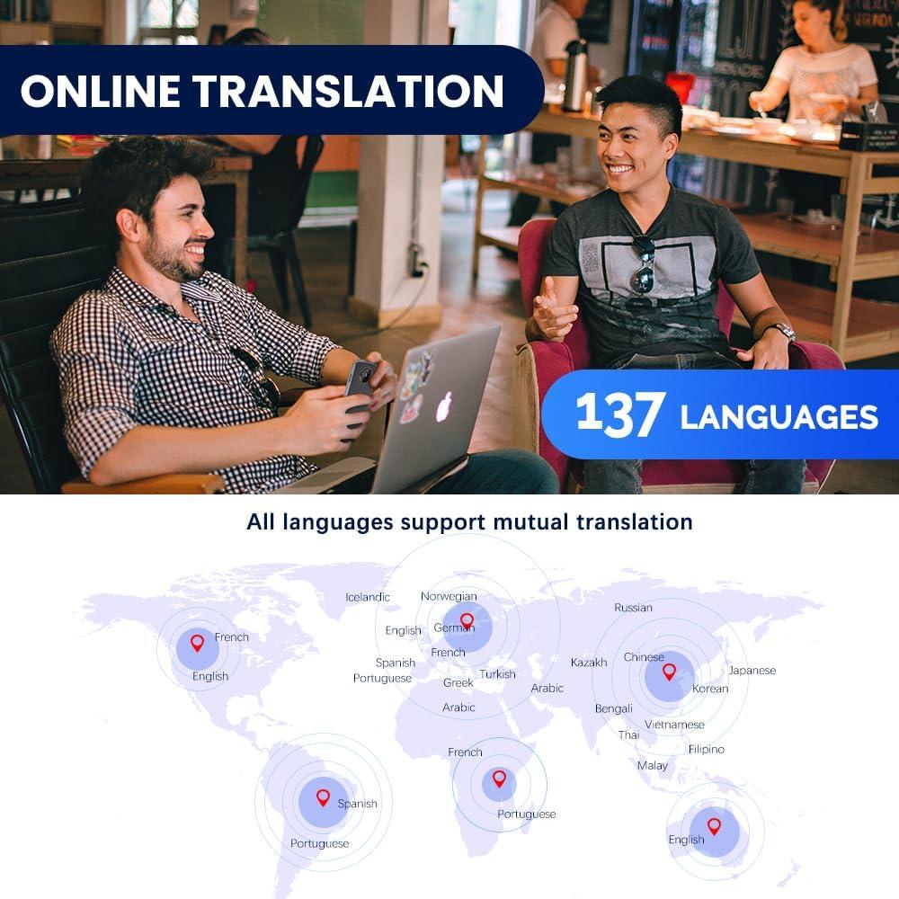 Traductor de Idiomas SKARA 137 Idiomas Portátil AI