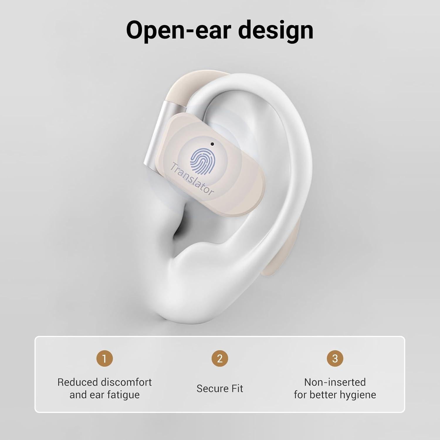 Auriculares Traductor AI ANFIER M9 - Traducción 144 Idiomas