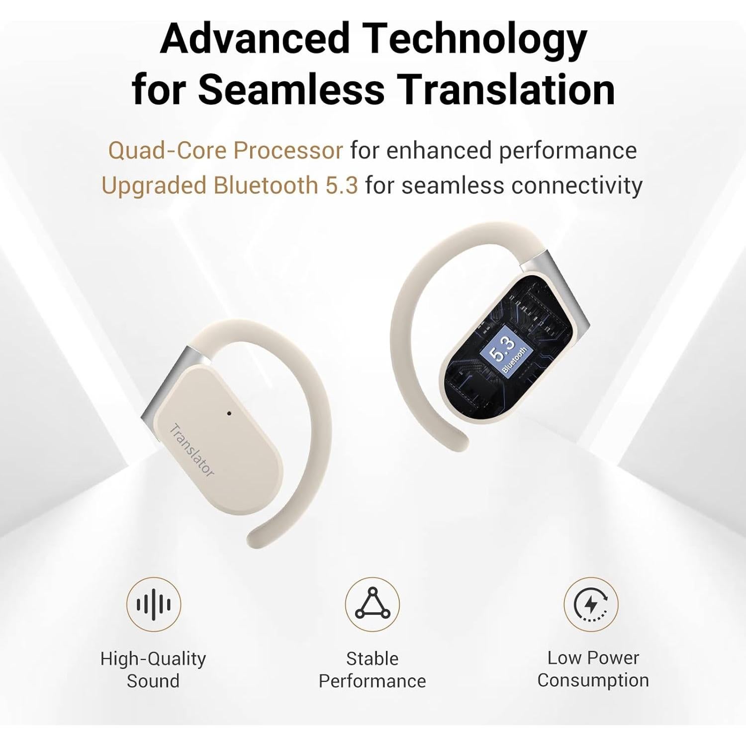 Auriculares Traductor AI ANFIER M9 - Traducción 144 Idiomas