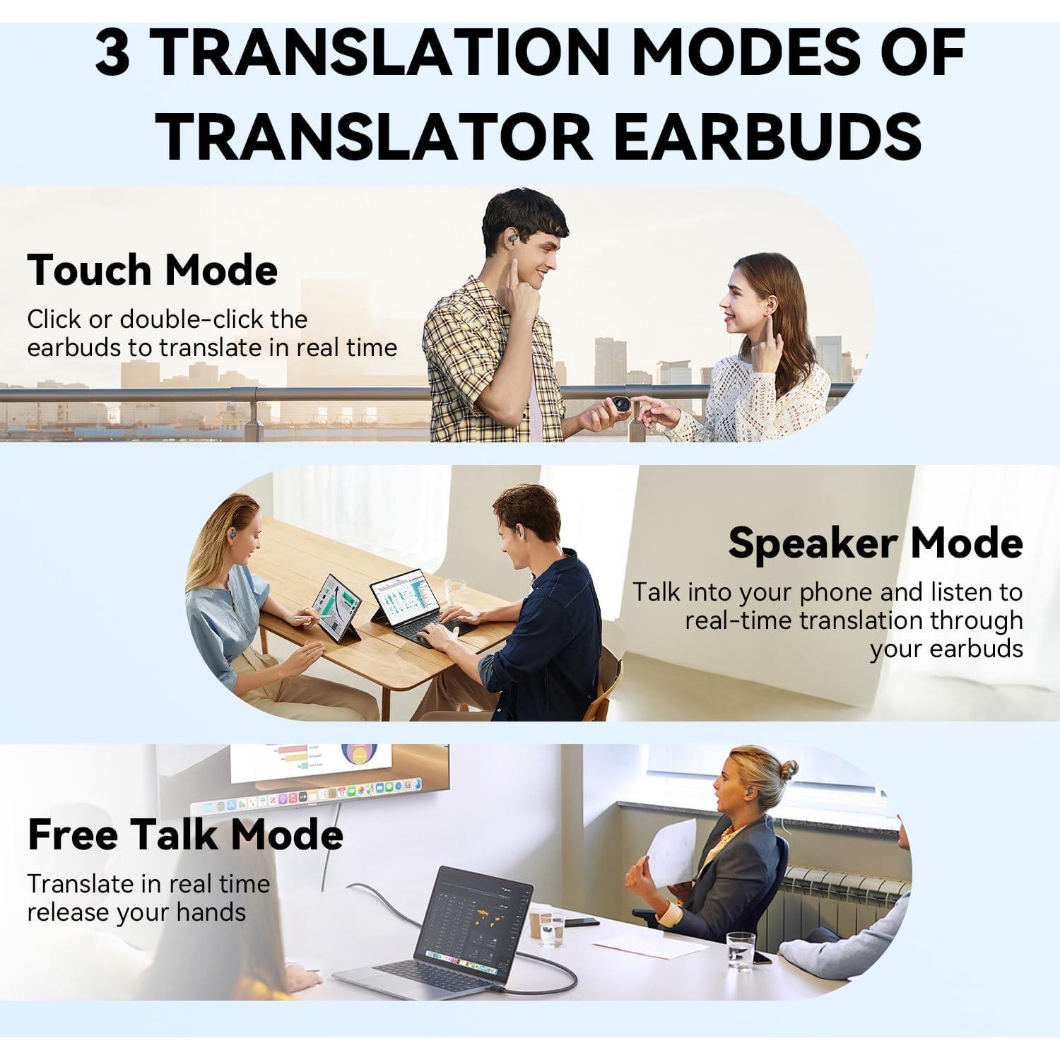 Auriculares de Traducción Bluetooth Dasheng G57 144 Idiomas
