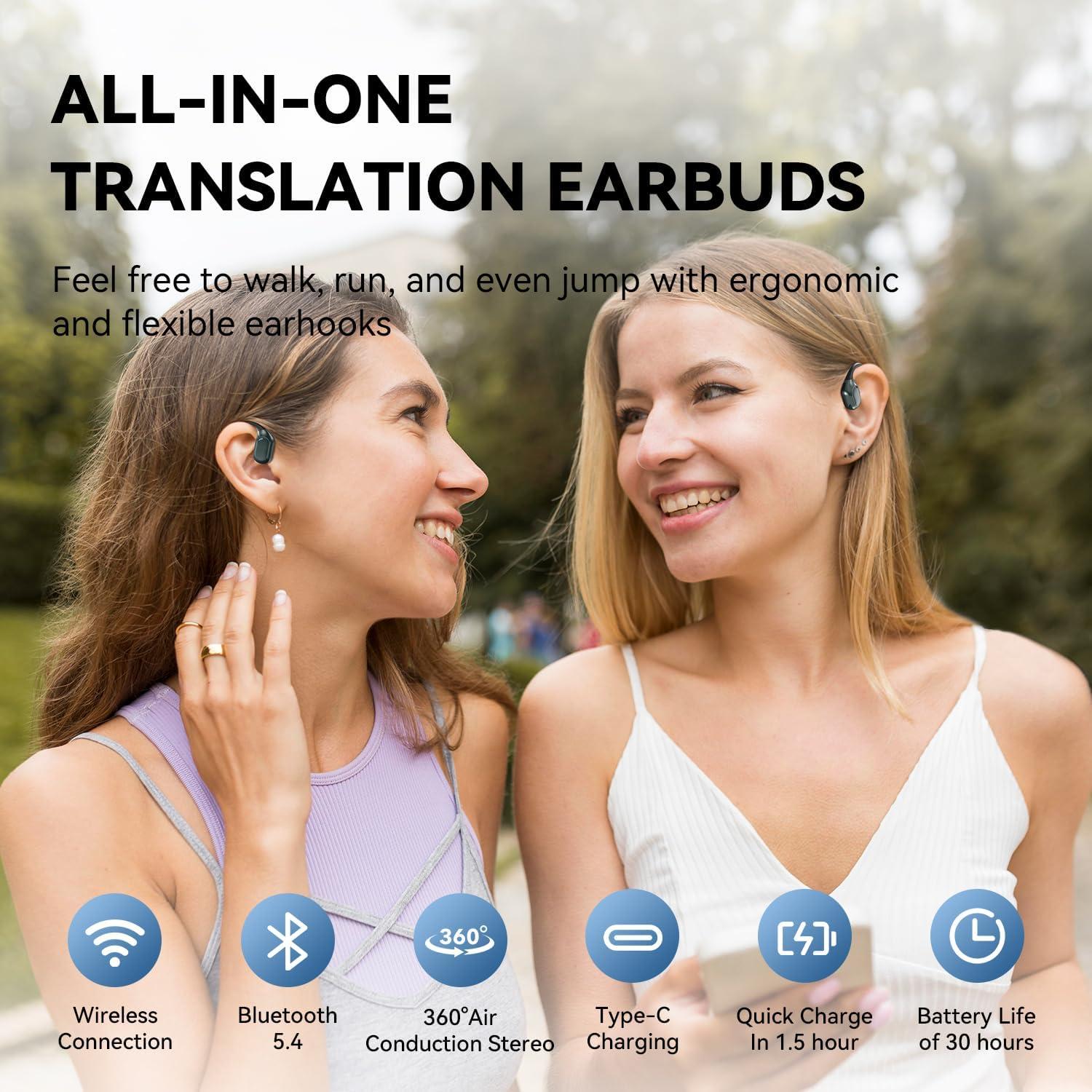 Auriculares de Traducción Bluetooth Dasheng G57 144 Idiomas