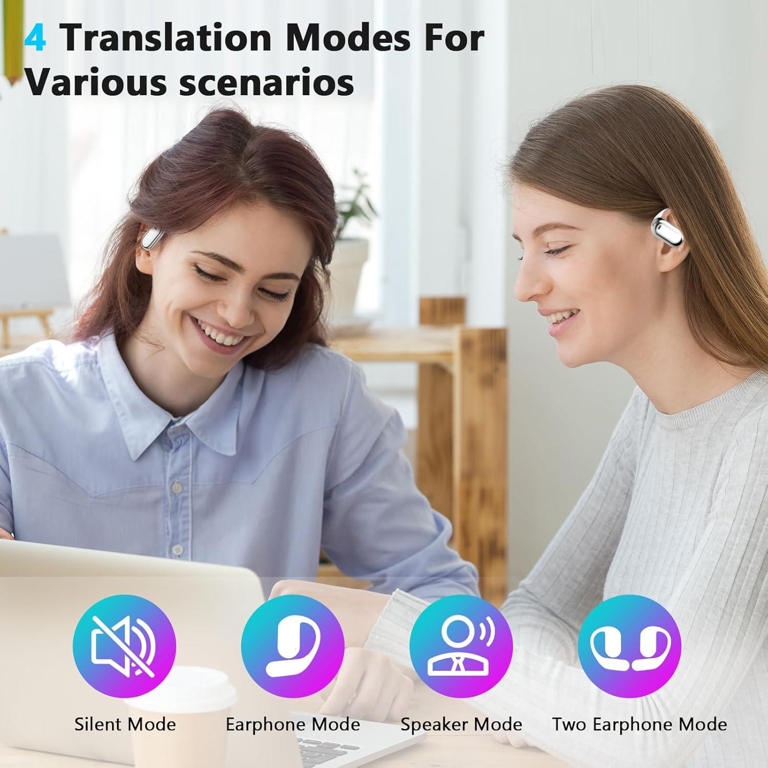 Auriculares Traductores Inalámbricos Diydeg Q16 Pro HD