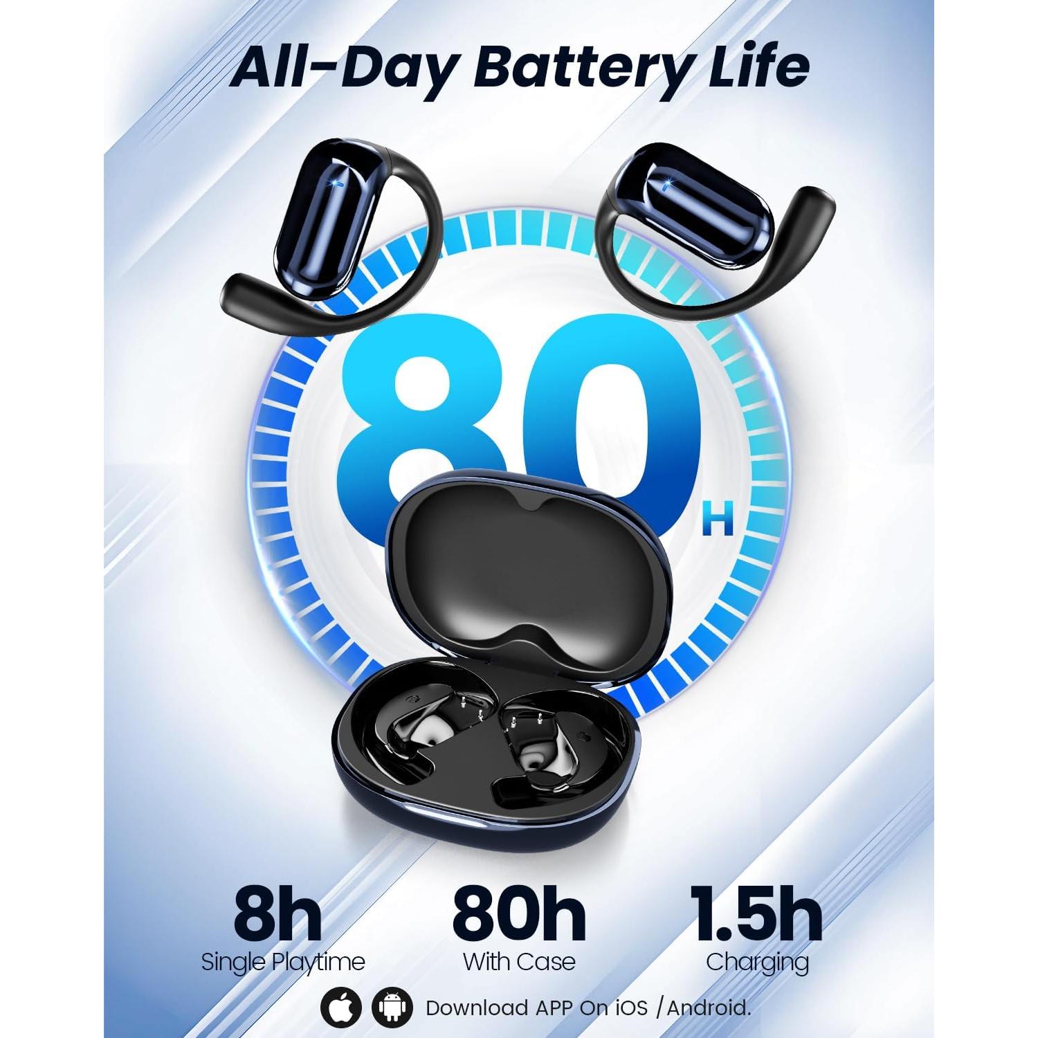 Auriculares Inalámbricos Bluetooth LACRTOPE Q16S PRO - Traducción AI 144 Idiomas