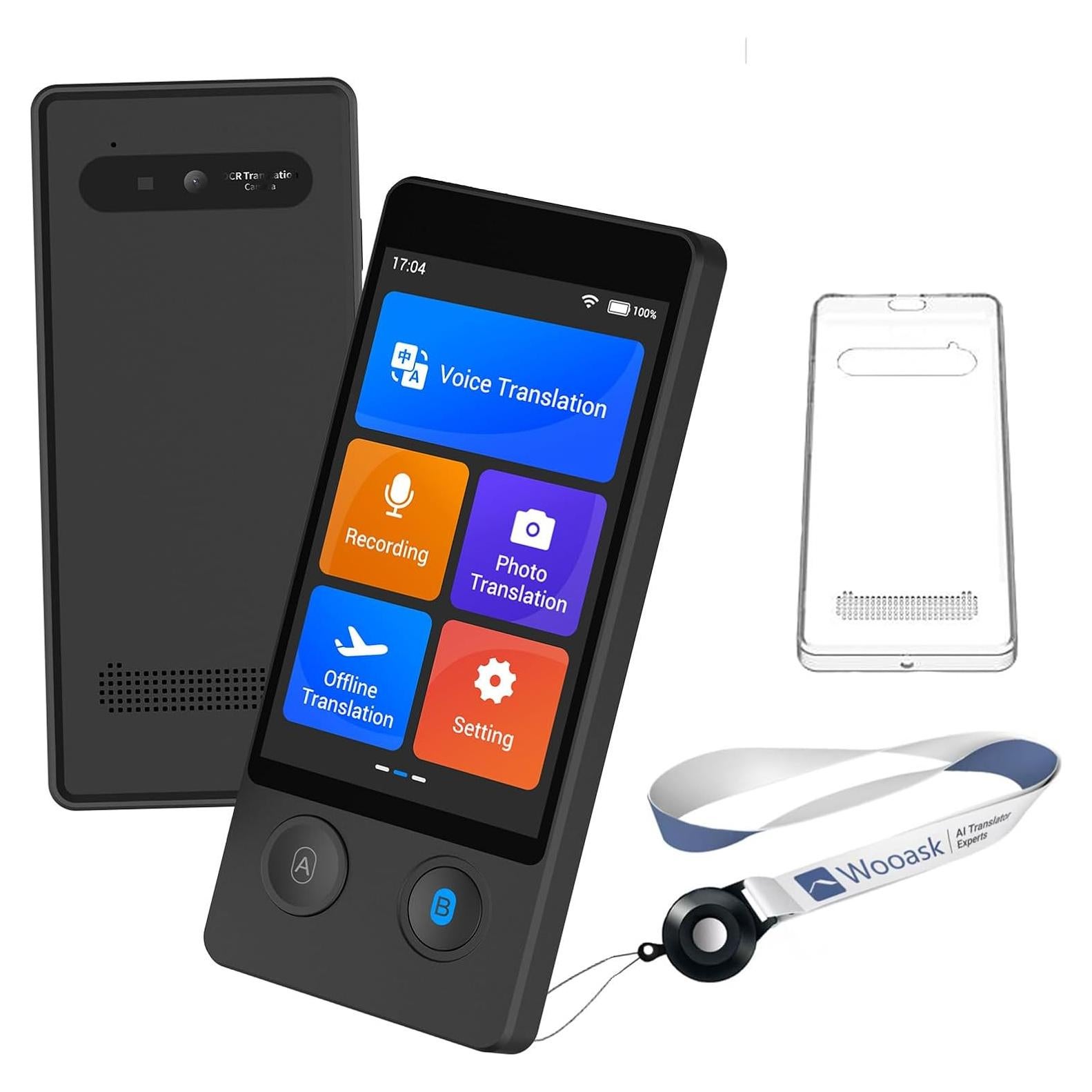 Traductor de Idiomas Wooask W12 AI 144 Idiomas Tiempo Real