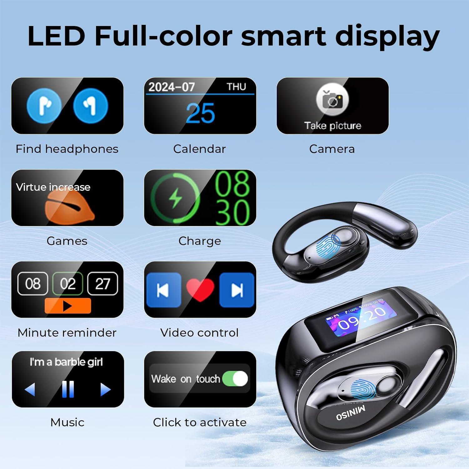 Auriculares Bluetooth MINISO MS193 Traducción AI 135 Idiomas