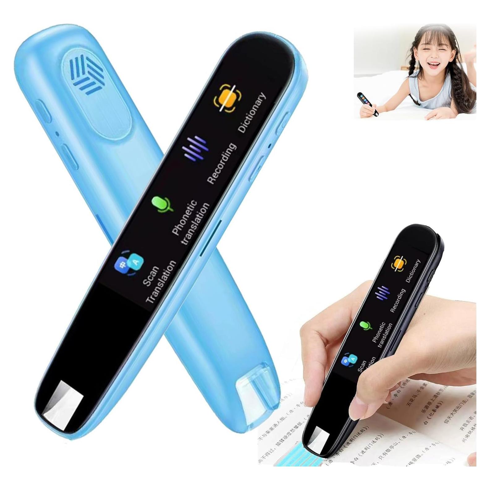 Pluma Traductora Amigopen 112 Idiomas WiFi Offline Azul