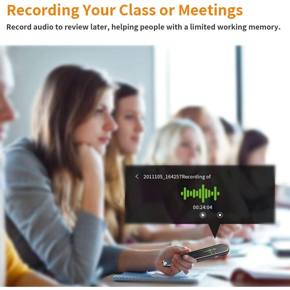 Pluma Traductora Amigopen 112 Idiomas WiFi Offline Azul