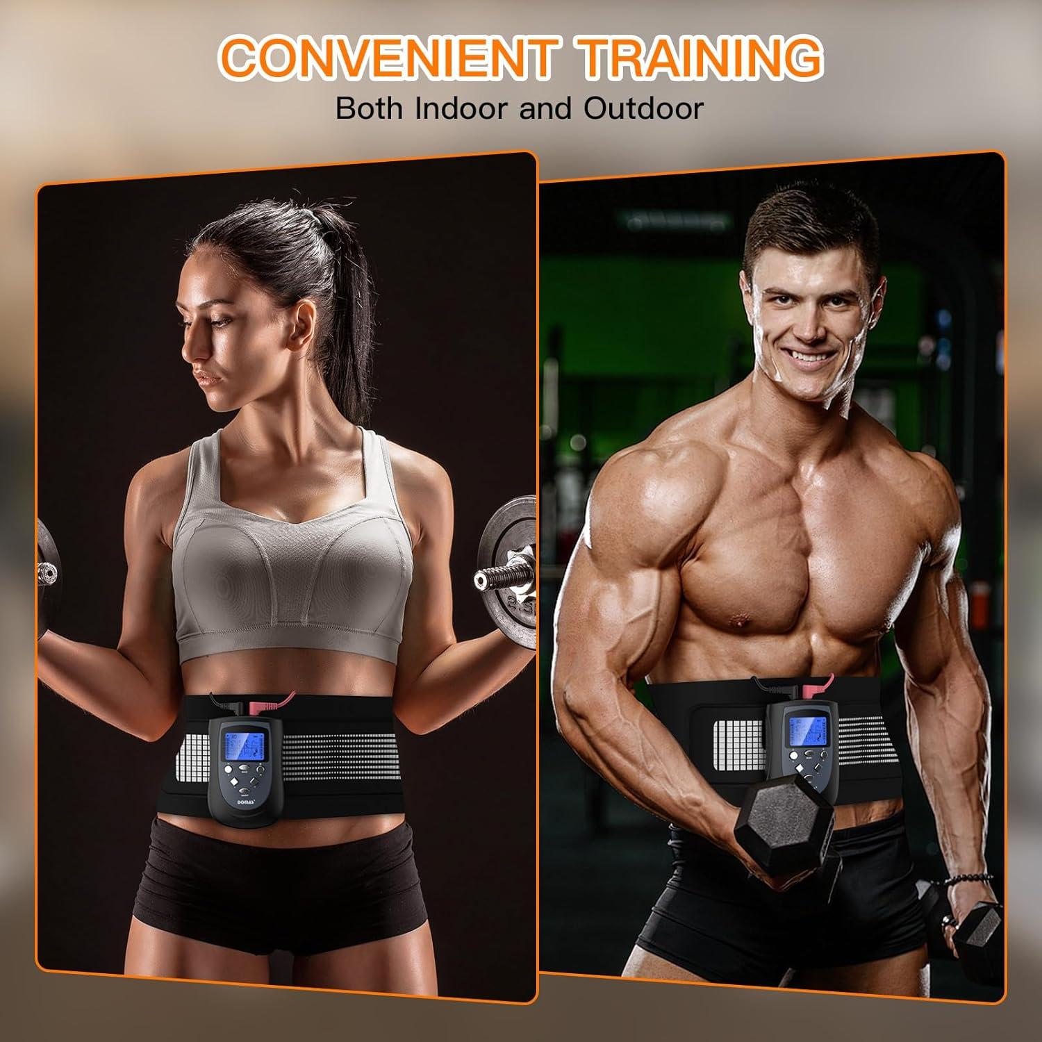 Cinturón Abdominal DOMAS EMS Tonificador de Músculos